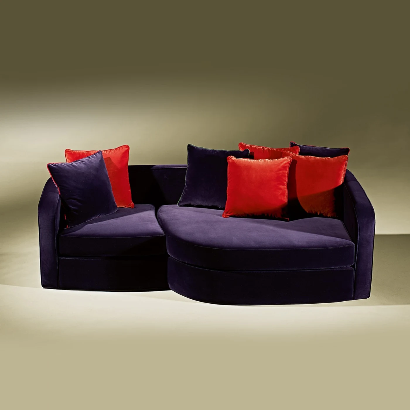 Audrey Pigment Bordeaux Upholstered Sofa