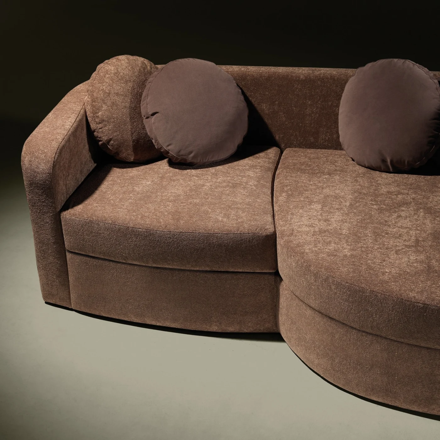 Audrey Pigment Bordeaux Upholstered Sofa