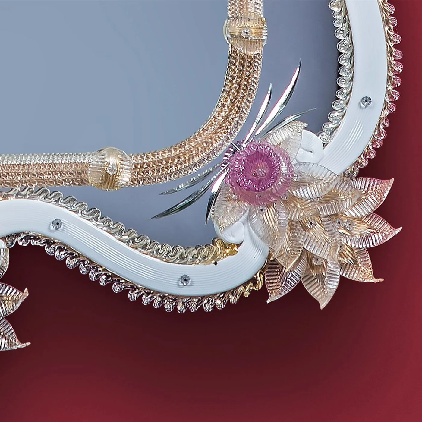 Barocco Murano Glass Mirror