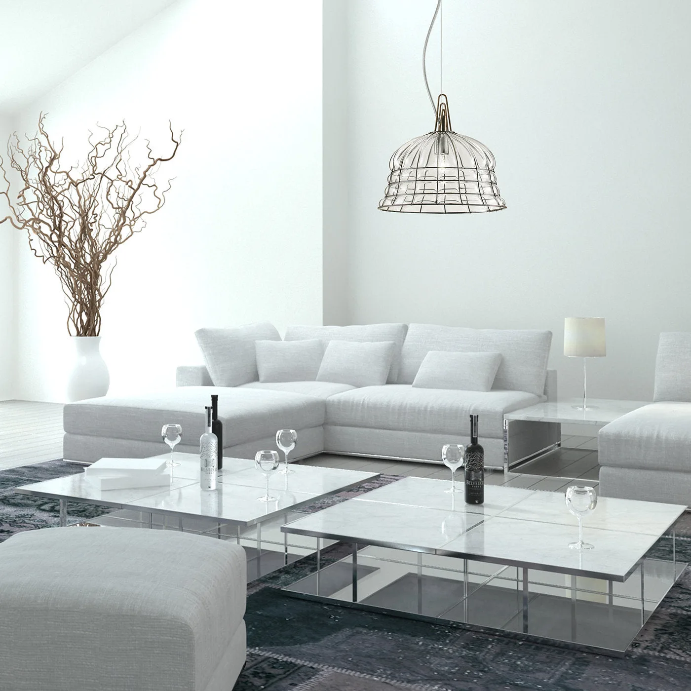 Bell Venetian Style Pendant Lamp