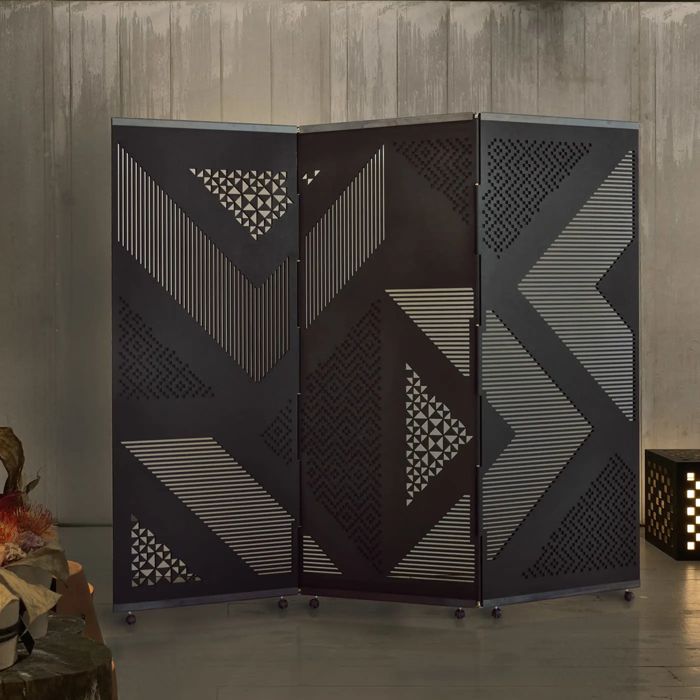 Bentu 3 Panel Room Divider By Inveloveritas