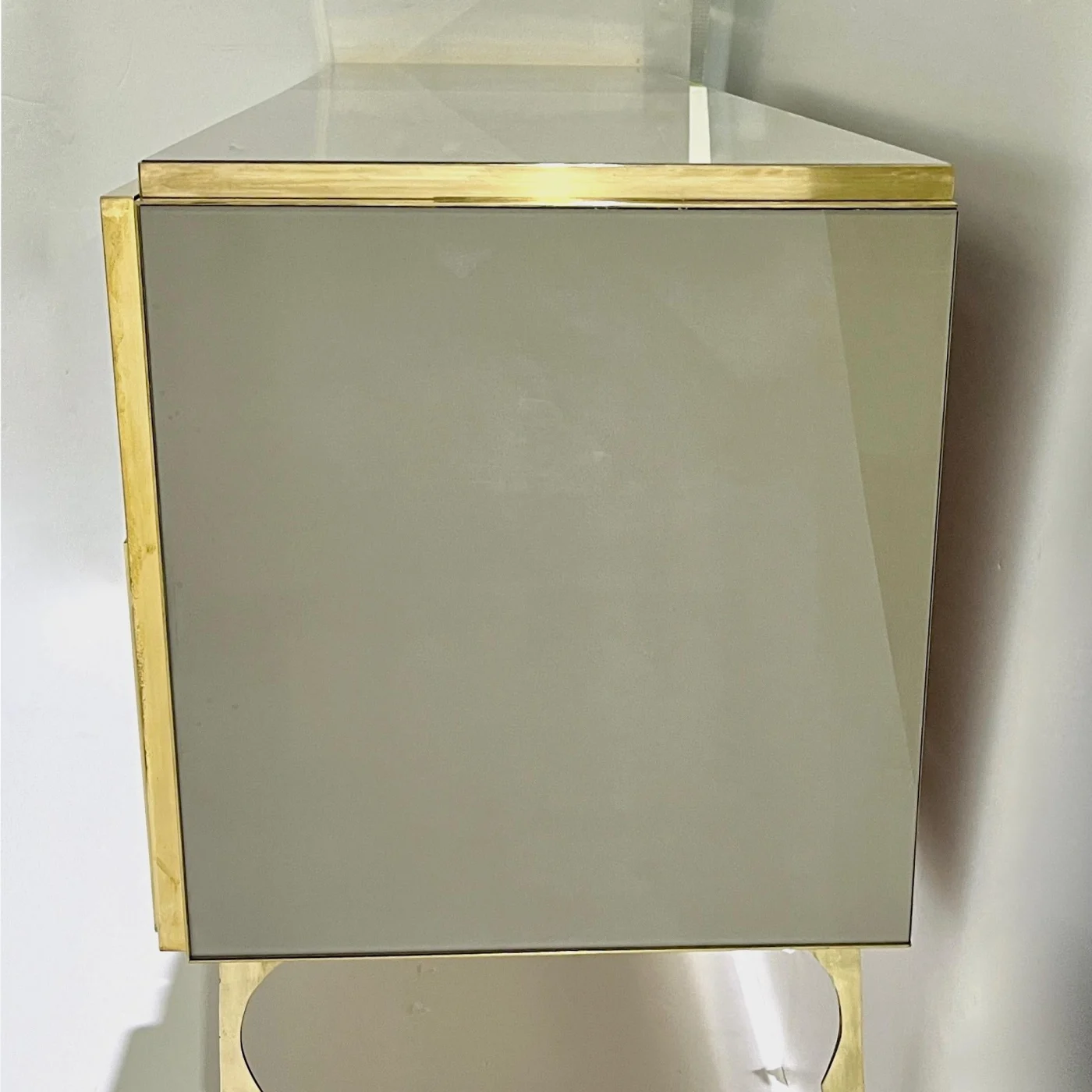 Black Purple Blue Gold Geometric Postmodern Sideboard