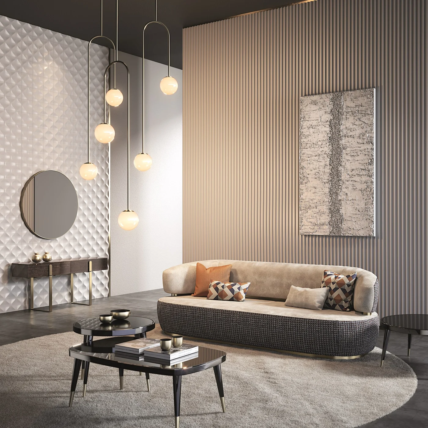 Black Tie E120 Rectangular Wooden Coffee Table For Living Room