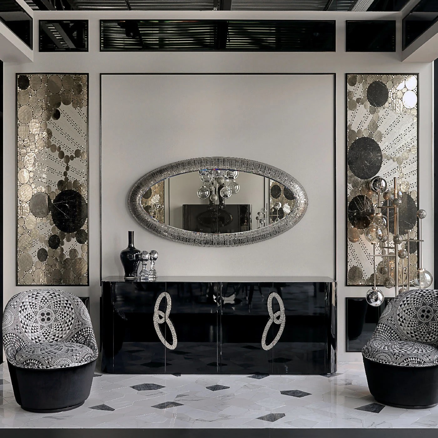 Blossom Swivel Armchair