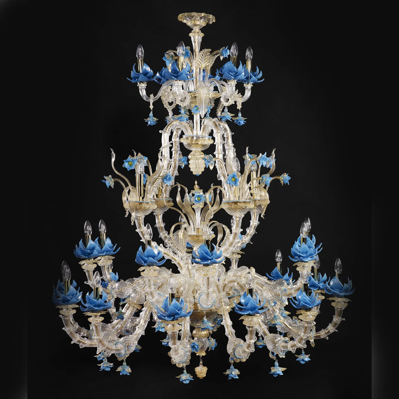 Blue Rezzonico Chandelier