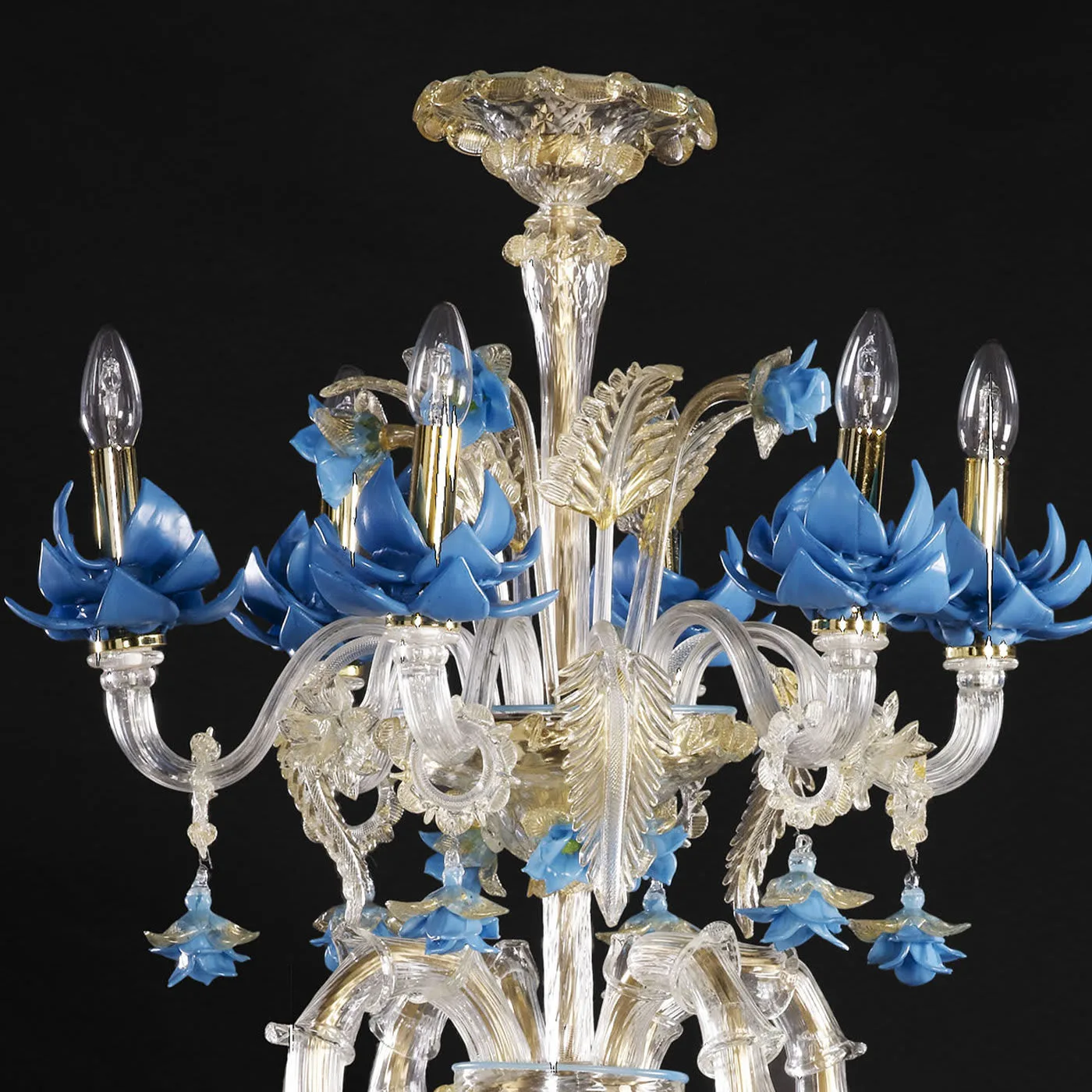 Blue Rezzonico Chandelier