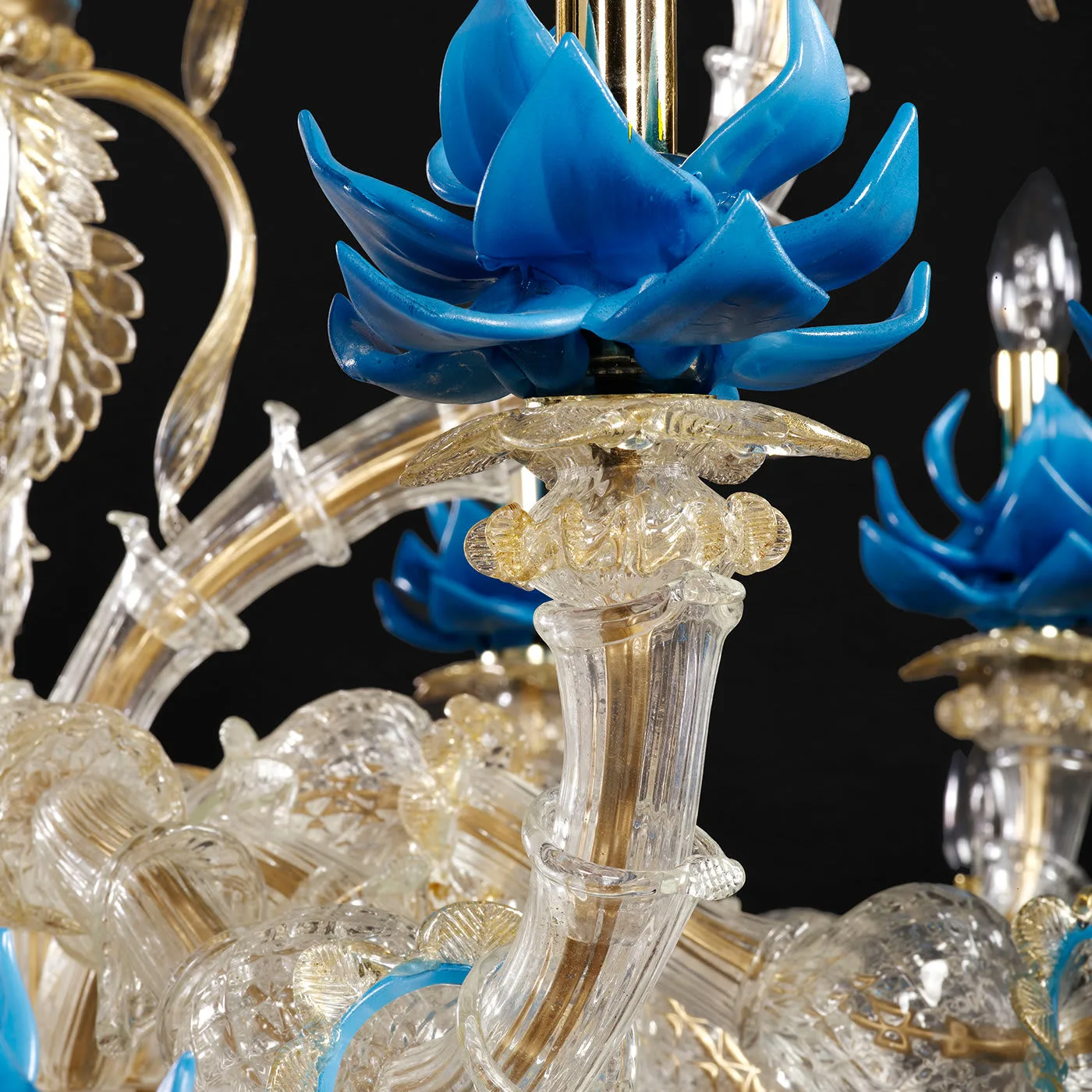 Blue Rezzonico Chandelier