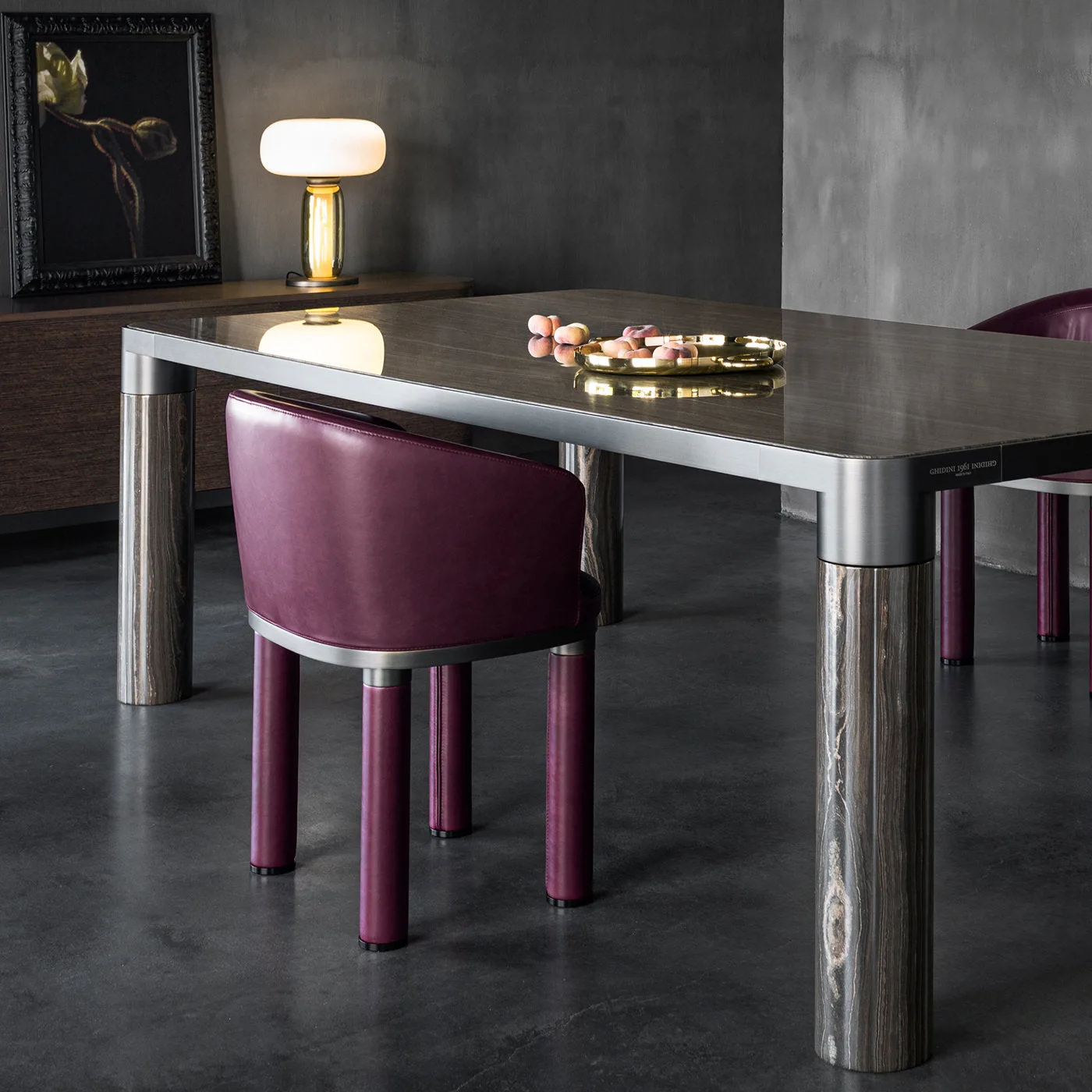 Bold Purple Armchair