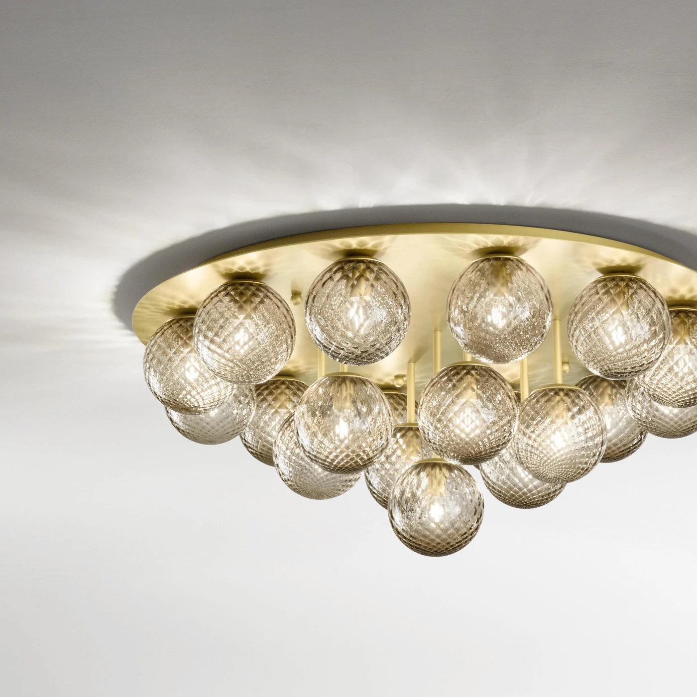 Brass Modern Flush Mount