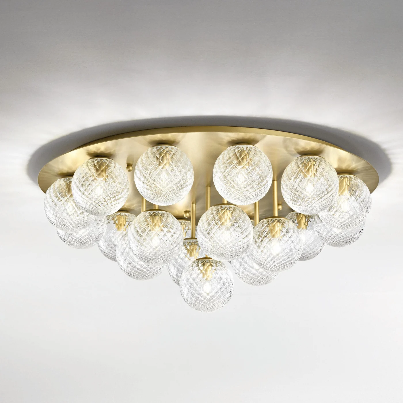 Brass Modern Flush Mount