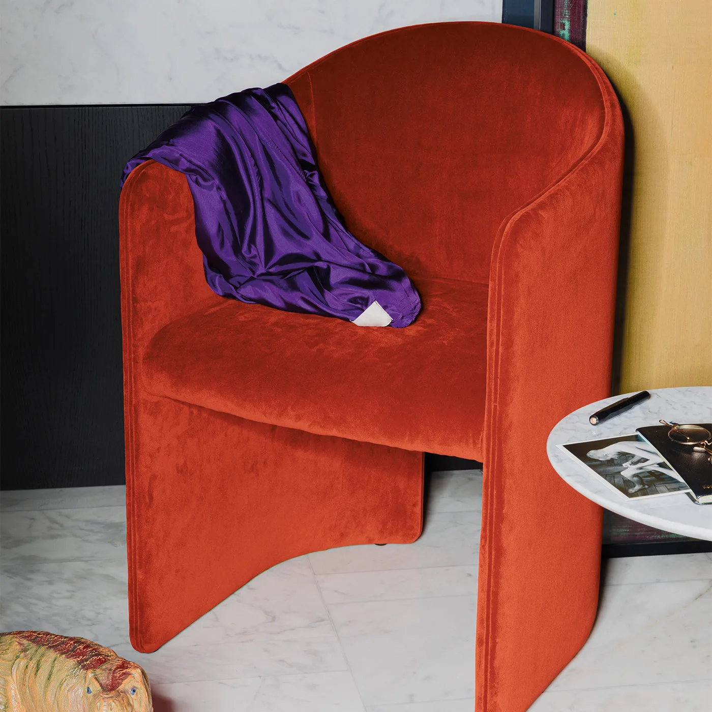 Brera Red Dining Chair By Dainelli Studio