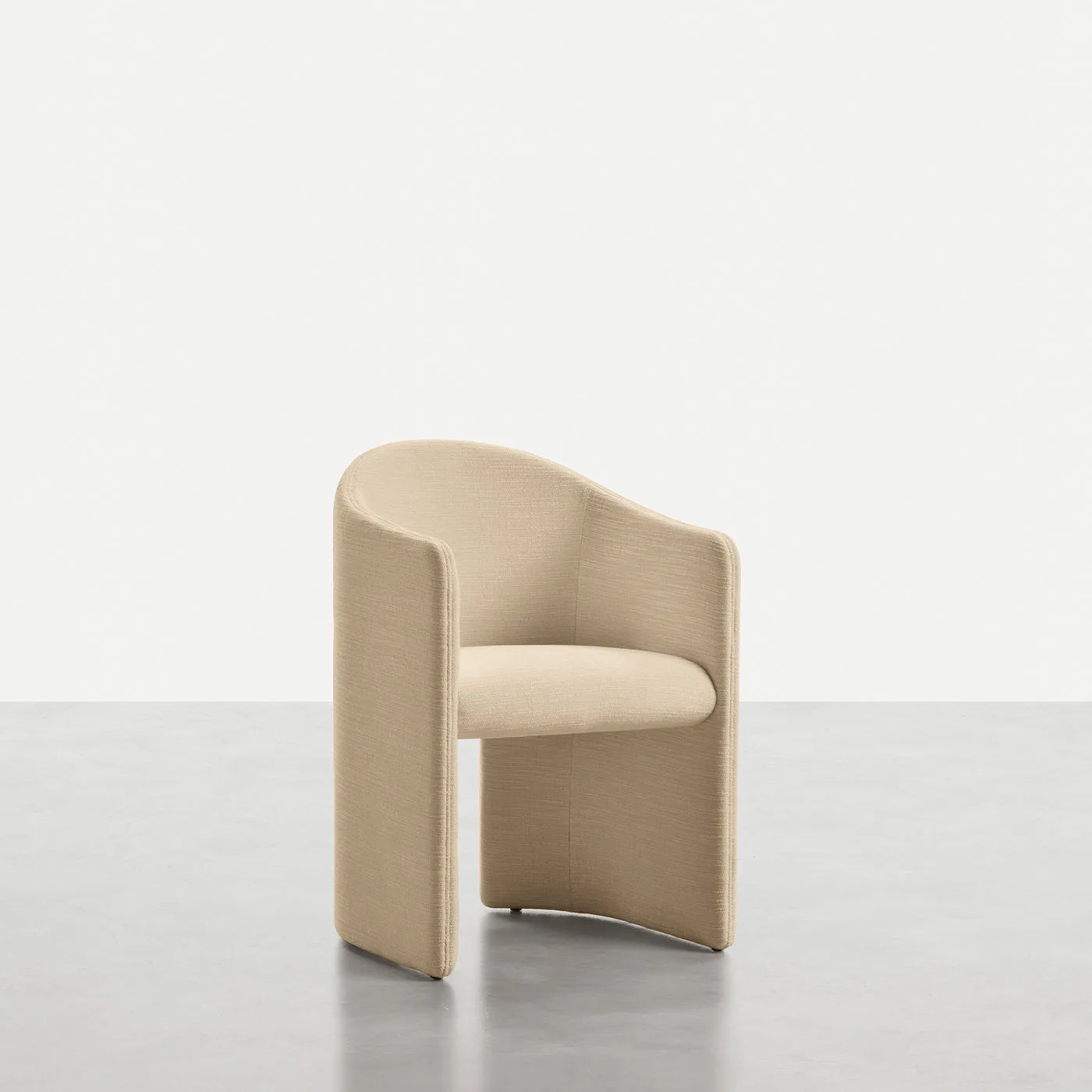 Brera White Mid-Century Chair By Dainelli Studio