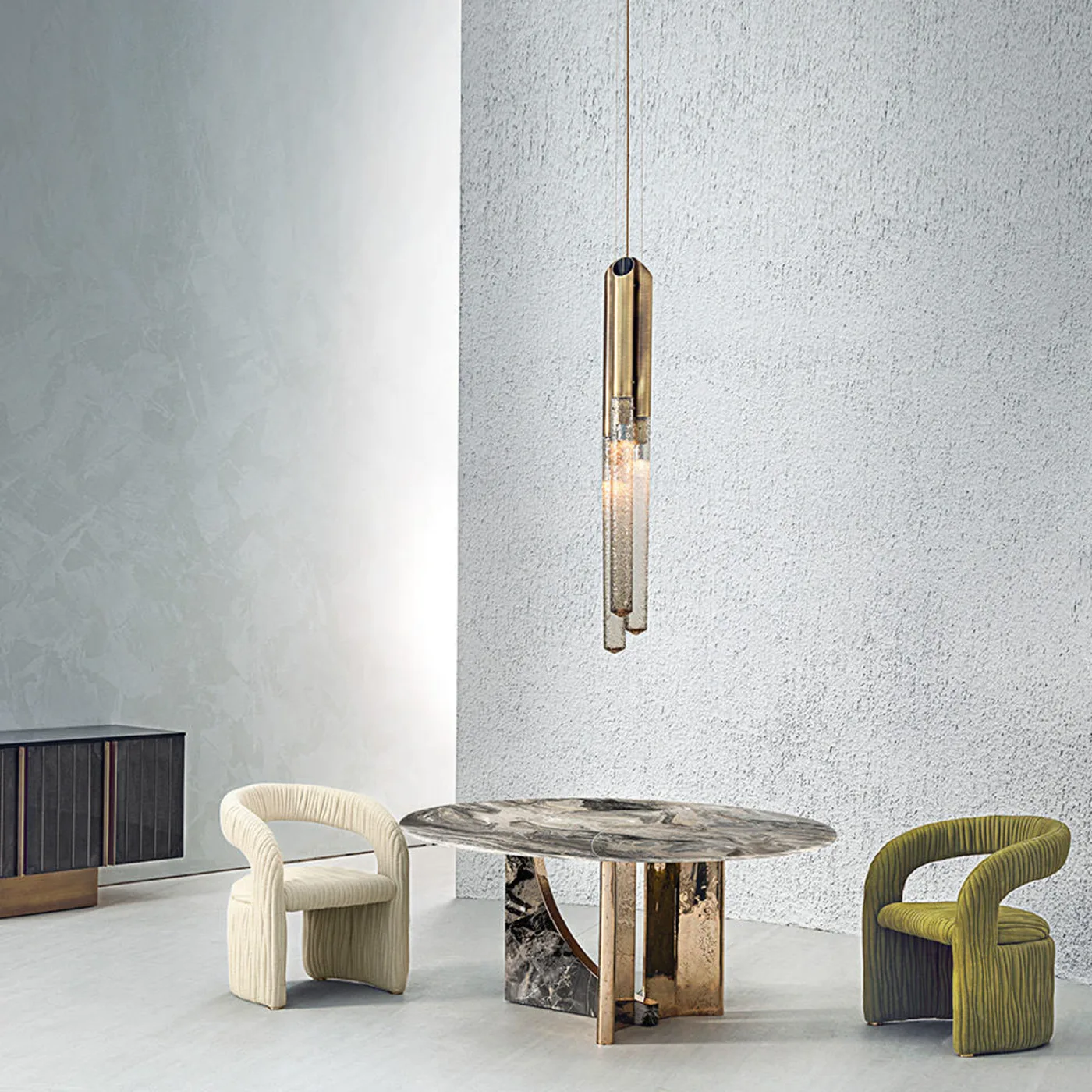 Brown Domino Sideboard