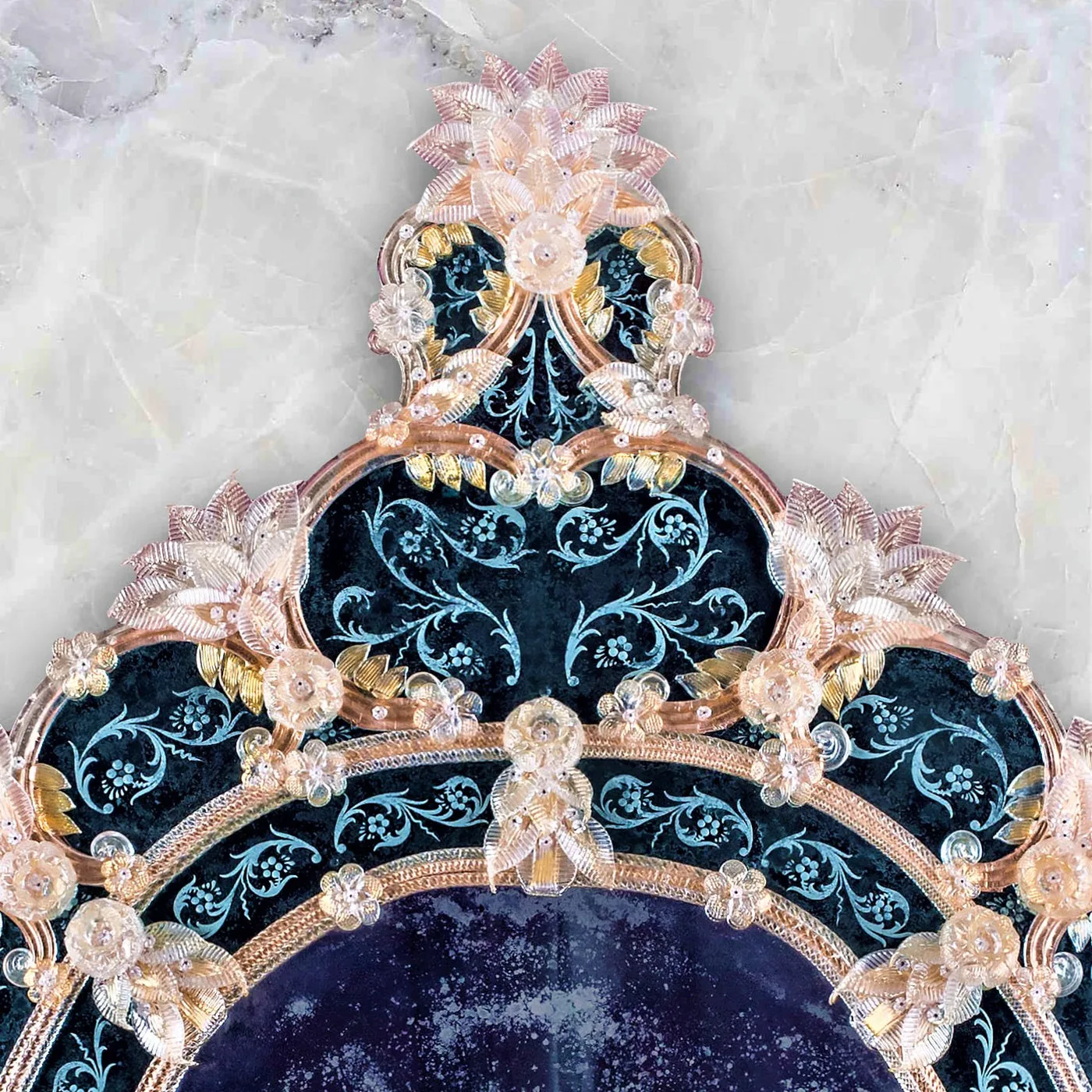 Ca Conterie Murano Glass Mirror