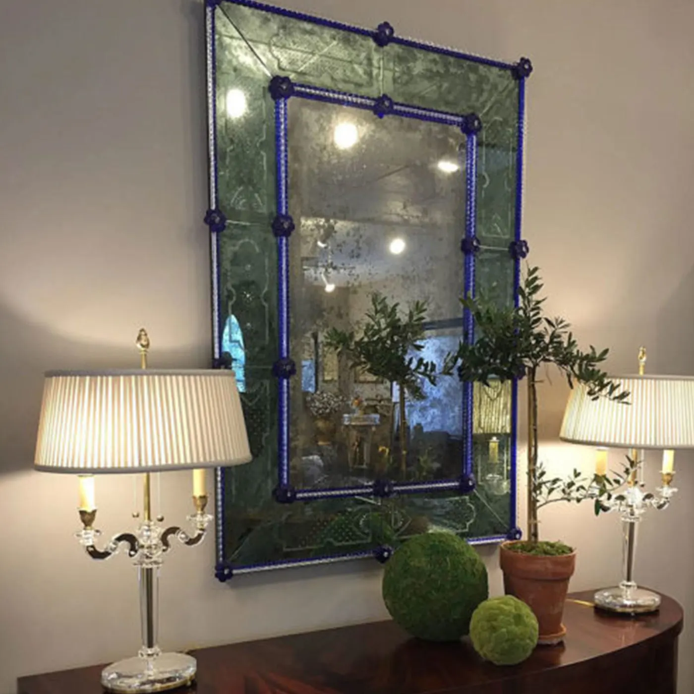 Ca Vendramin Murano Glass Mirror