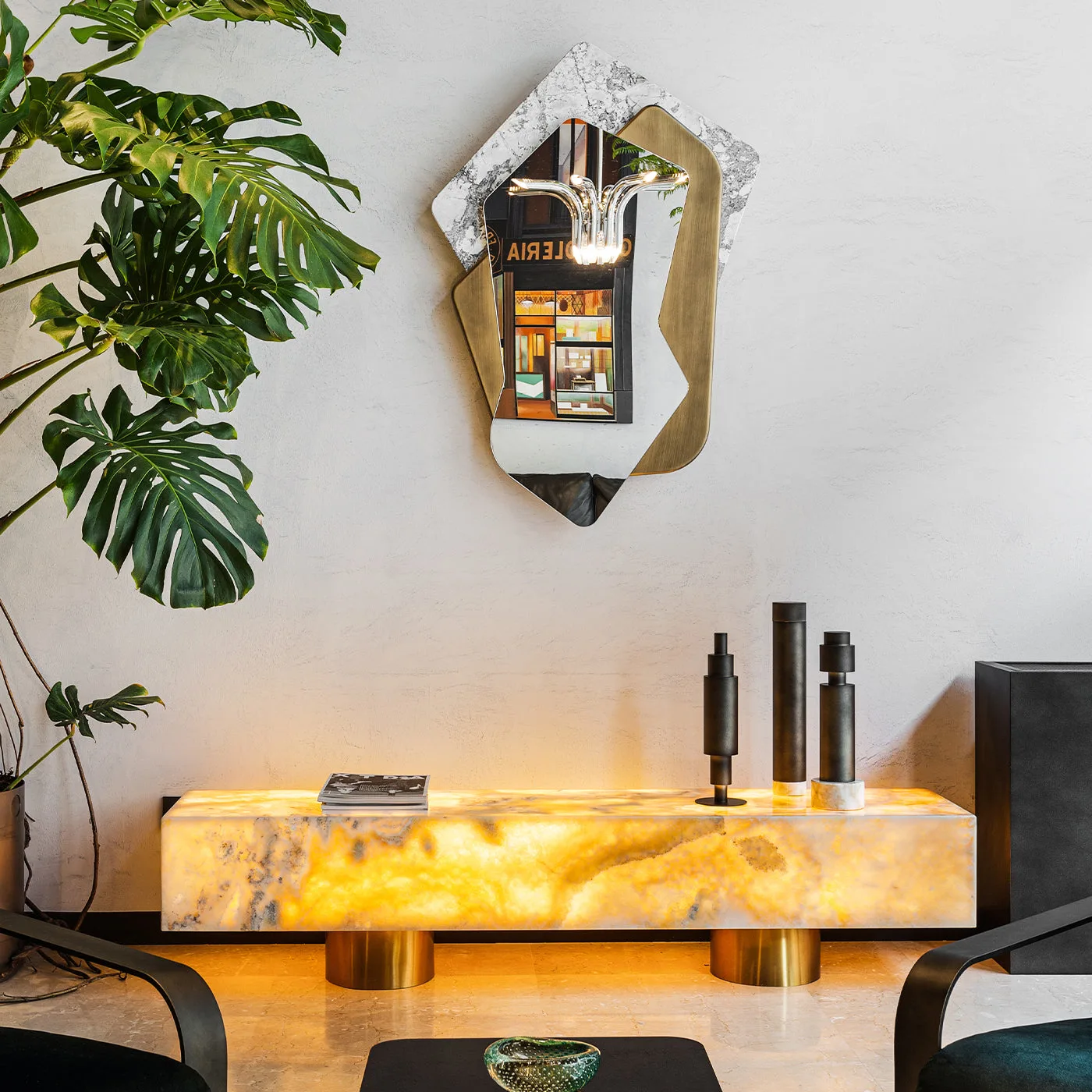 Cam Sculptural Wall Mirror