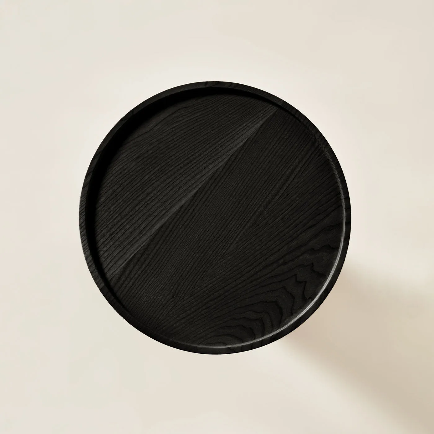 Capitello Black Ash Wood Accent Table