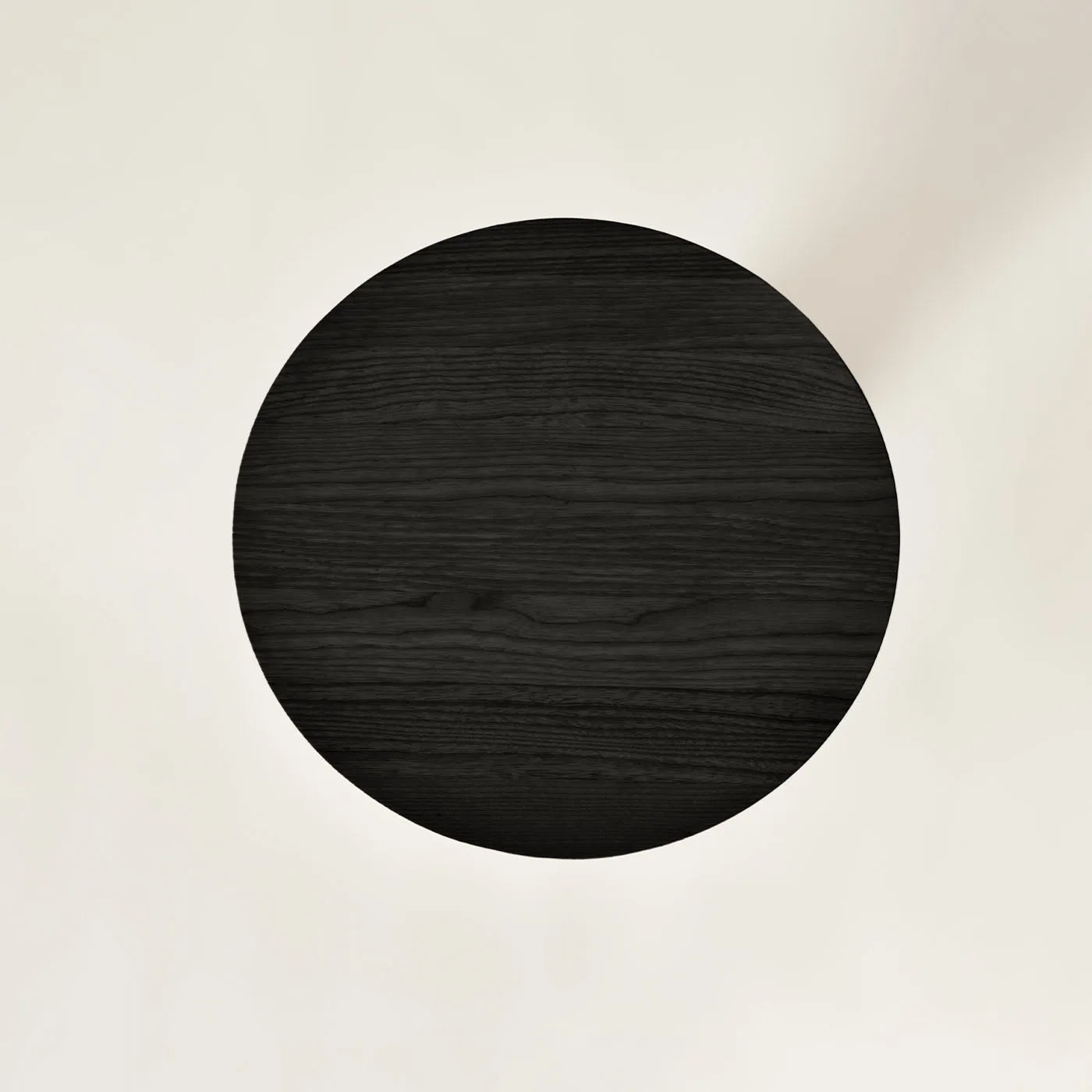 Capitello Slim Black Ash Wood Accent Table