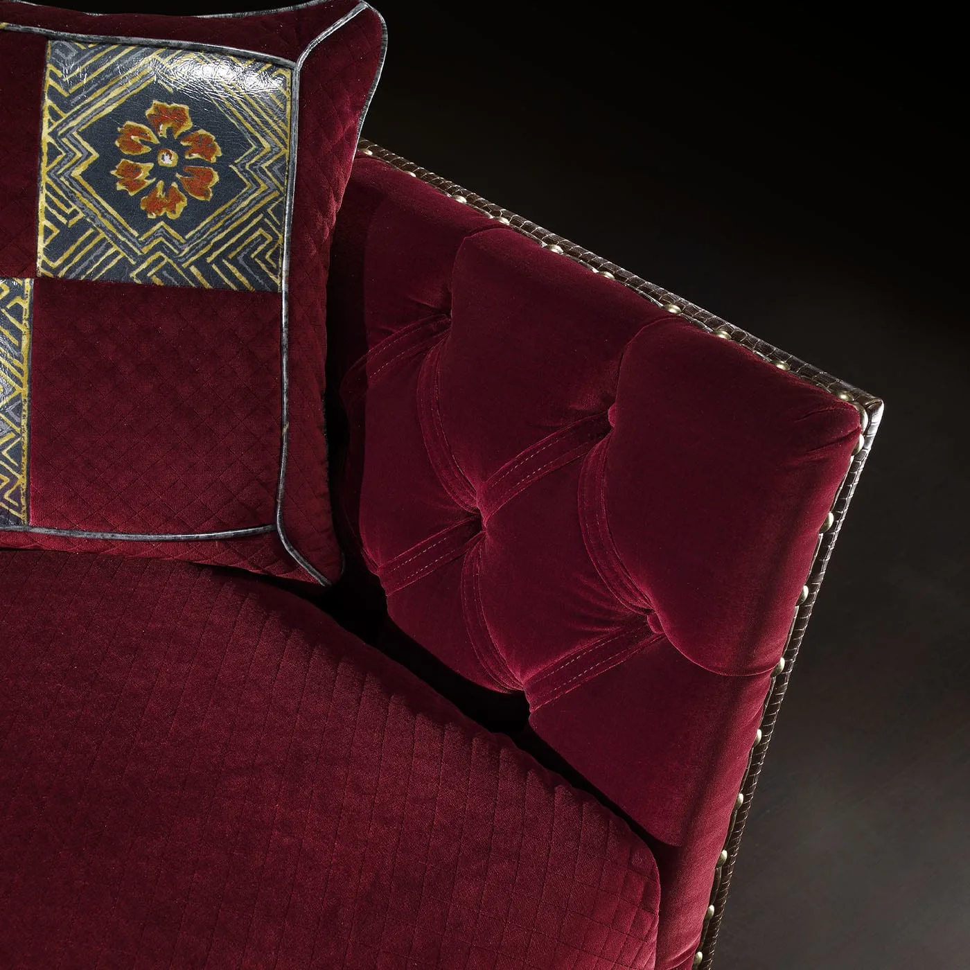 Carnaby Burgundy Sofa