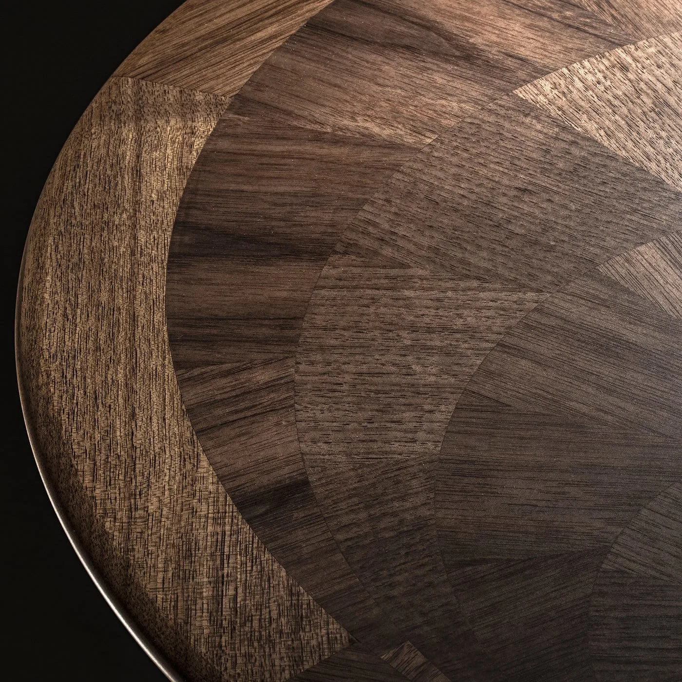 Cerchio Walnut Side Table By Ivano Colombo