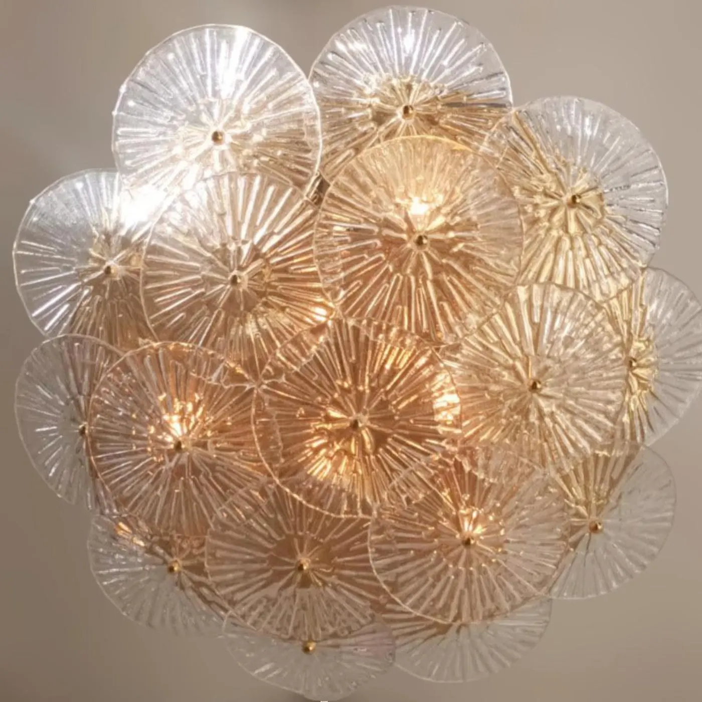 Clear Loto Flush Mount