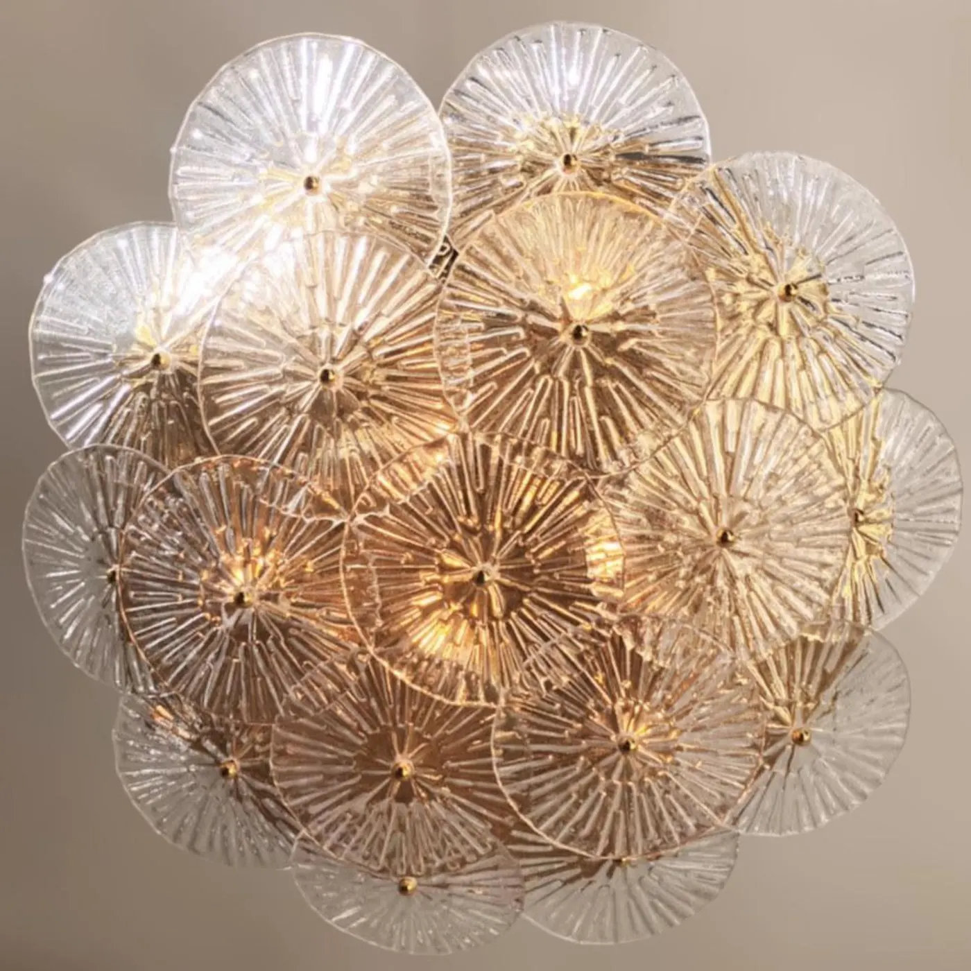 Clear Loto Flush Mount