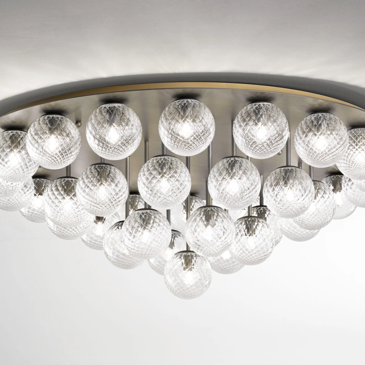 Clear Modern Flush Mount