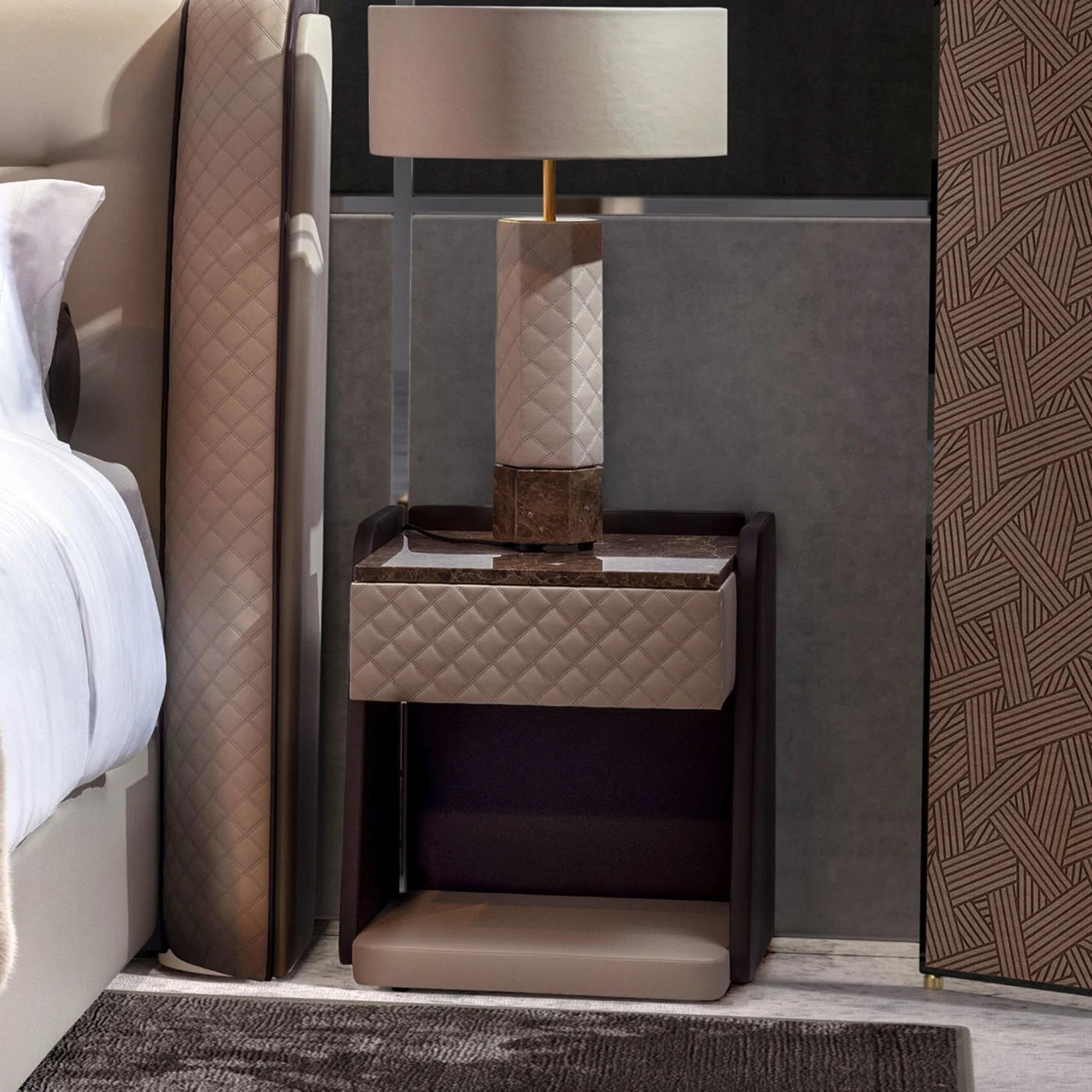 Cosmopolitan Bedside Table