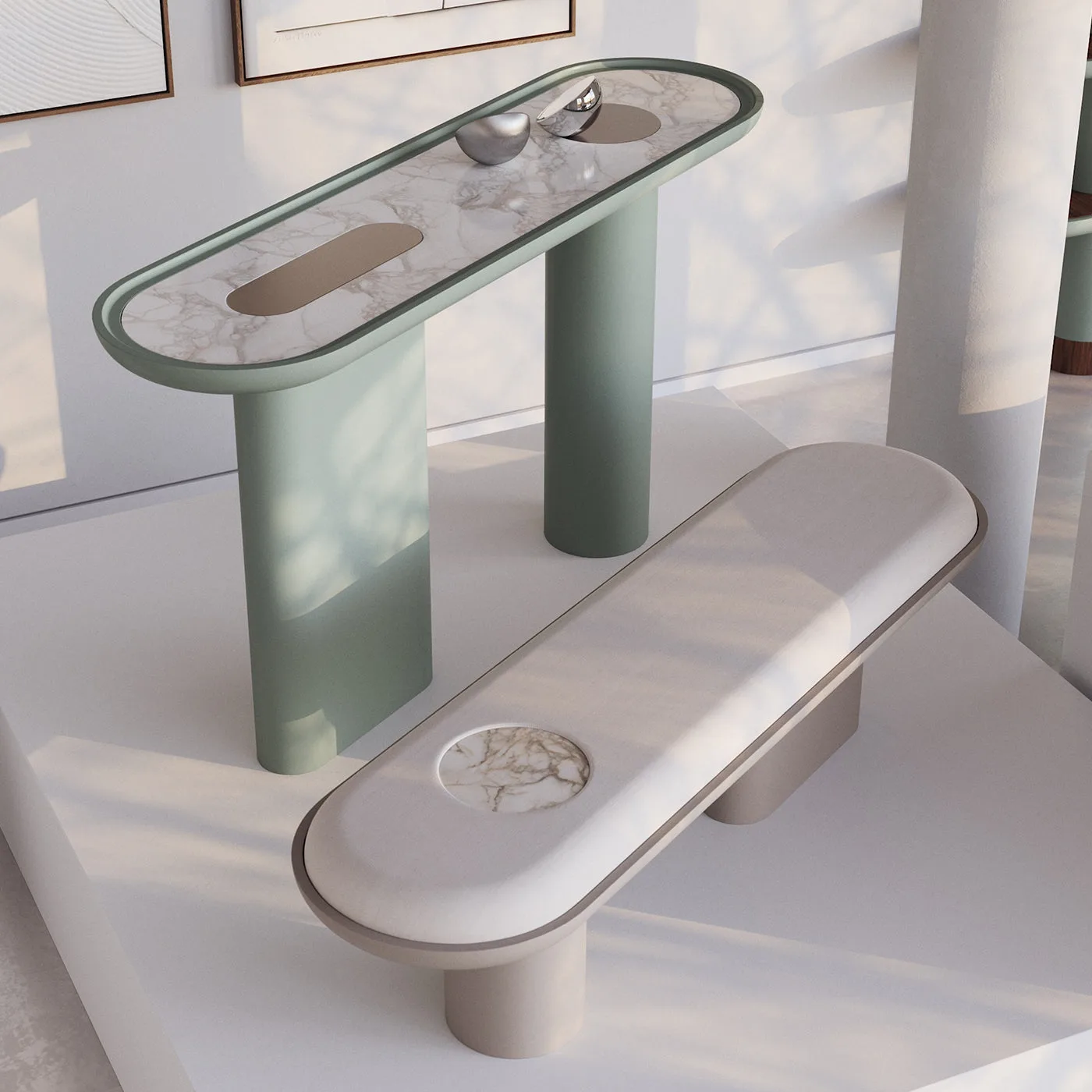 Creta Halcyon Green Console