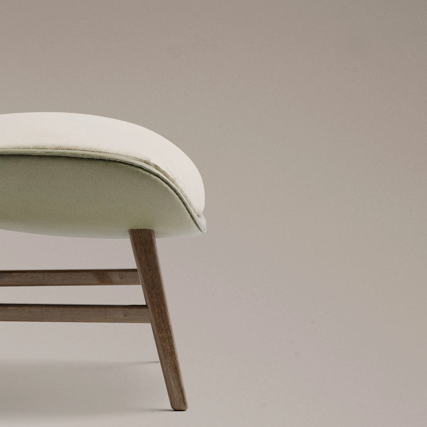 Dafne Leather Footstool