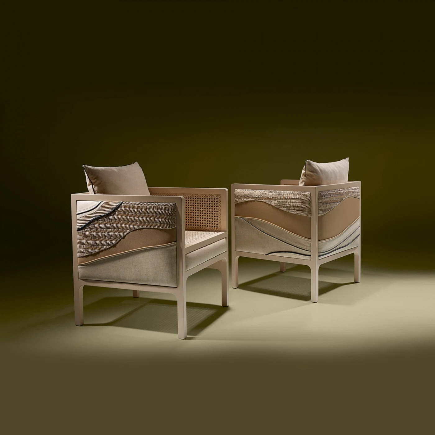 Daring Tub Chair With Artistic Intervention By Juliana Ribeiro