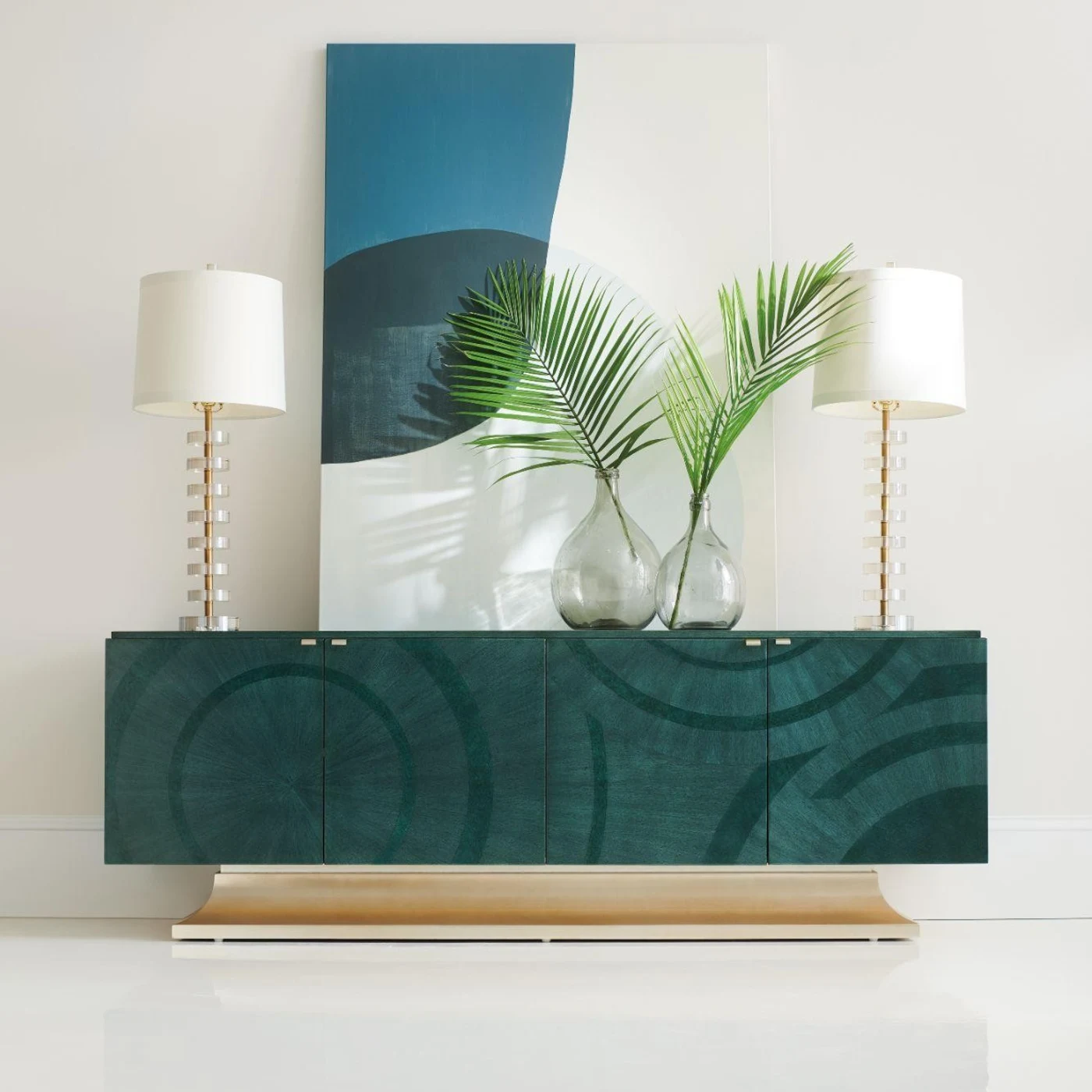 Deja Blue Media Cabinet