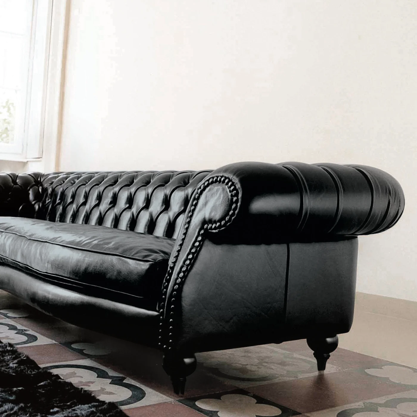 Diana Mint Green Chester Sofa By Baxter P