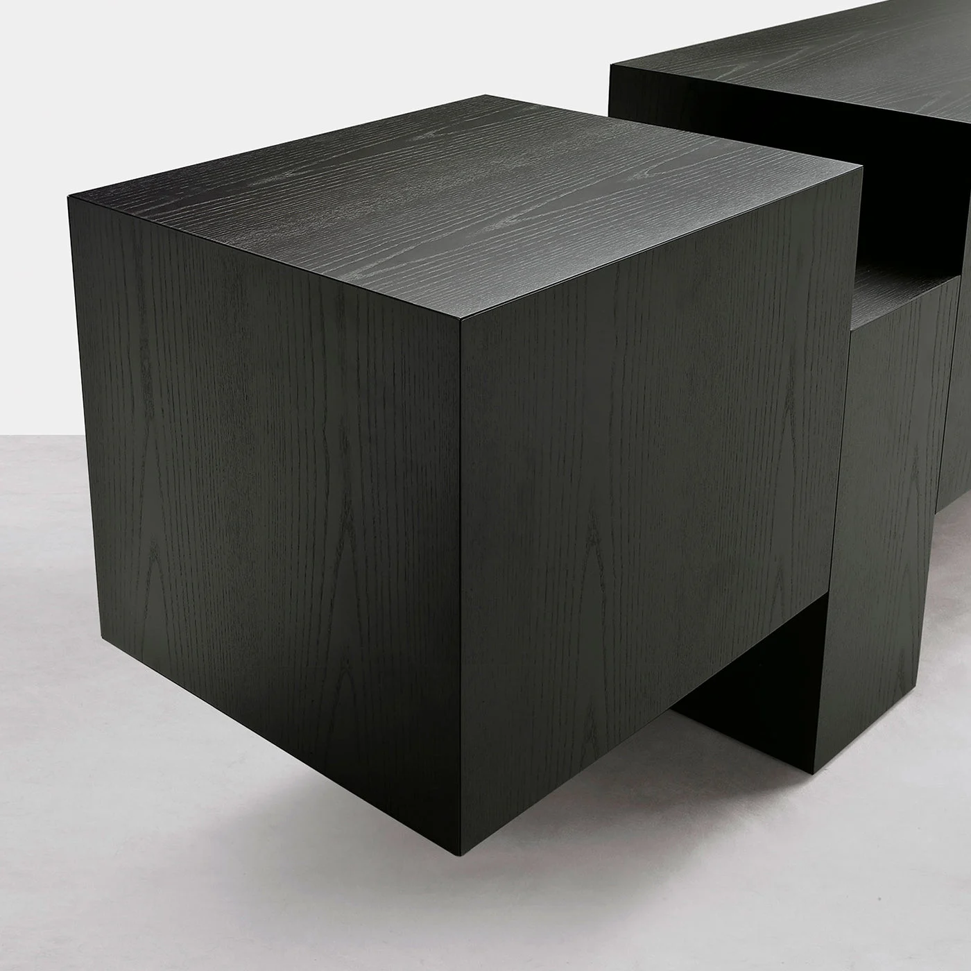 Dolmen Modern Black Ash Sideboard