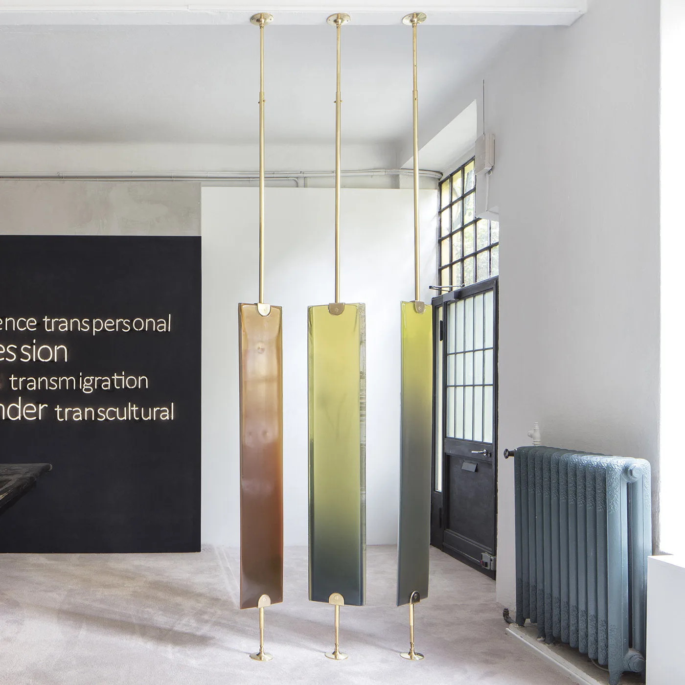 Dusty Yellow Reverso Room Divider