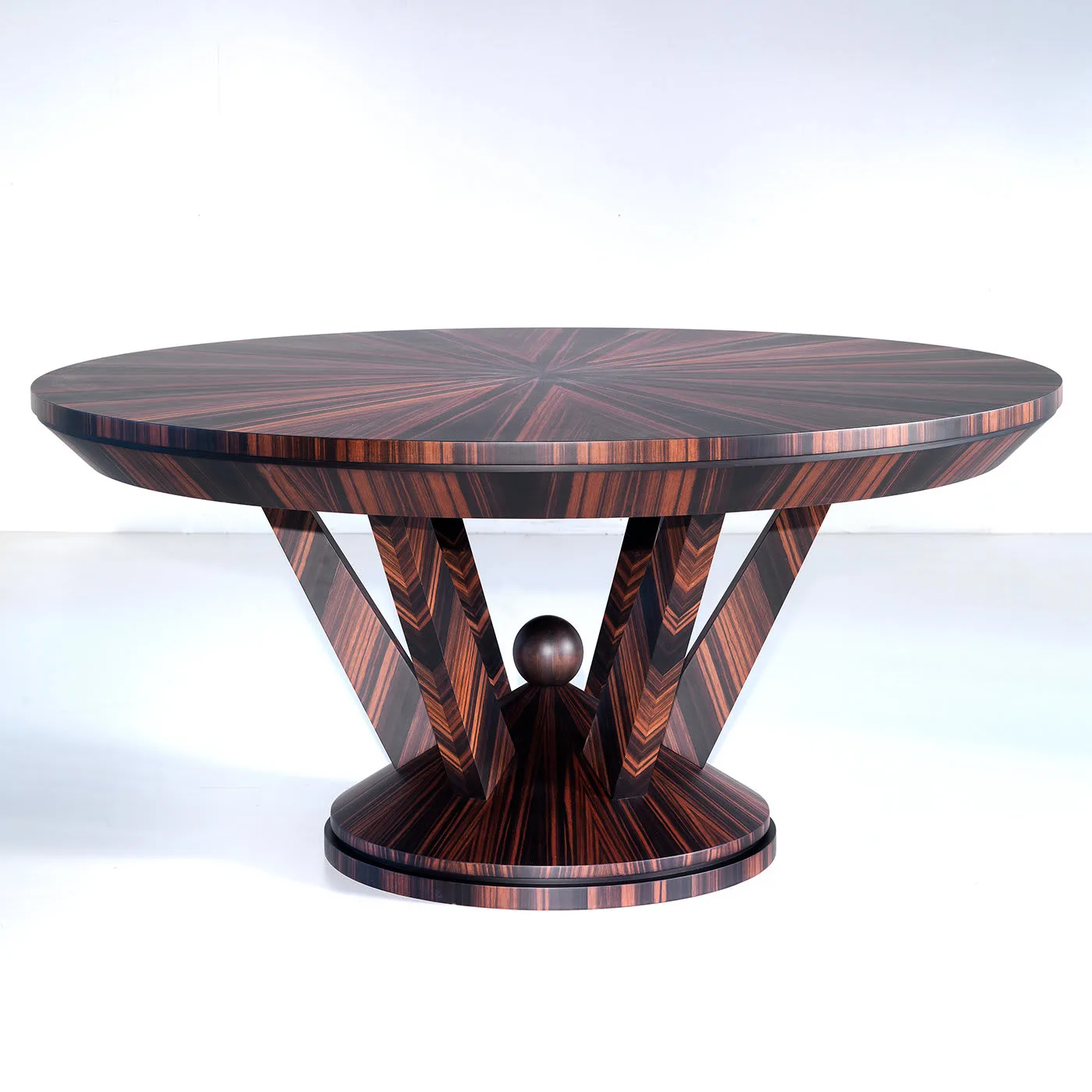 Ebony Round Dining Table