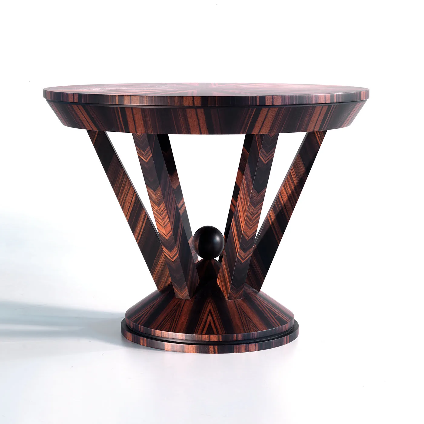 Ebony Round Side Table