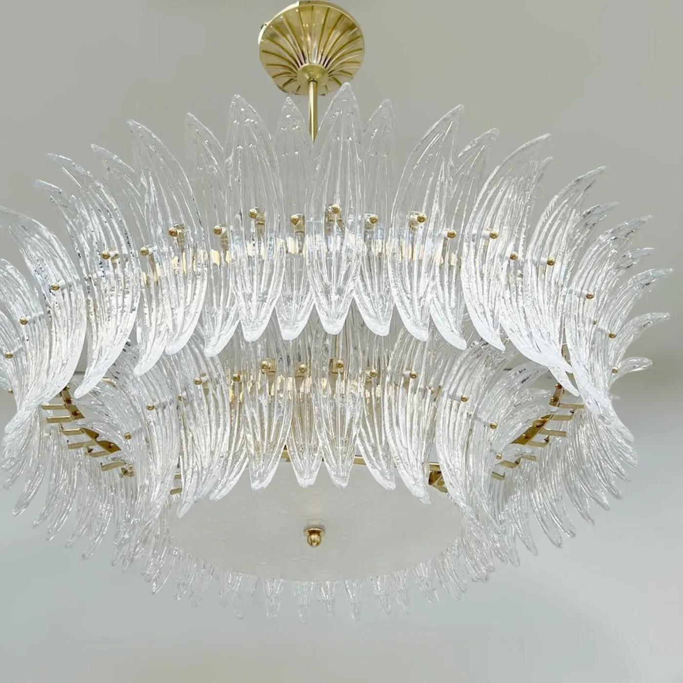 Eight Lights Palmette Chandelier