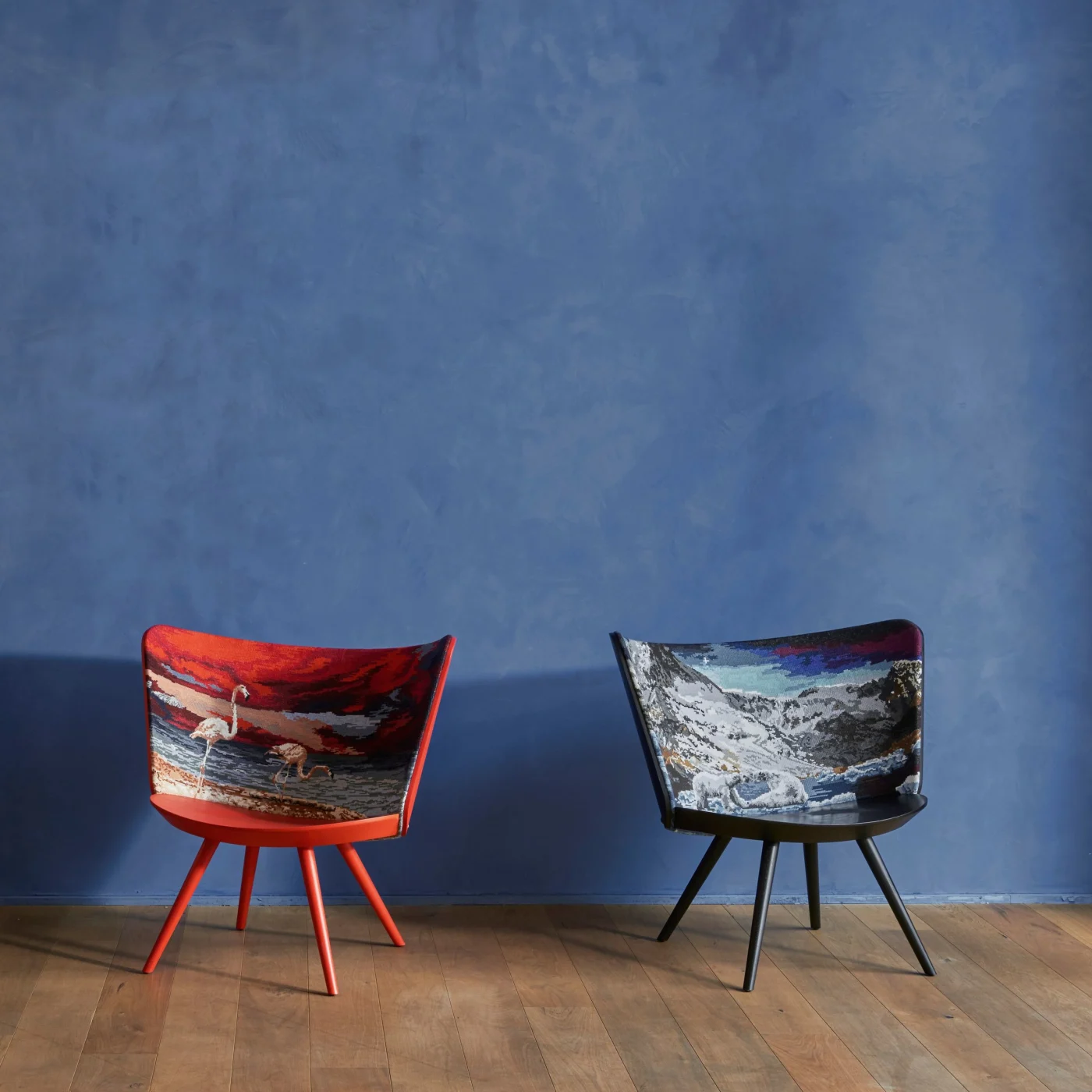 Embroidery Chair Ash Easy Chair By Johan Lindsten