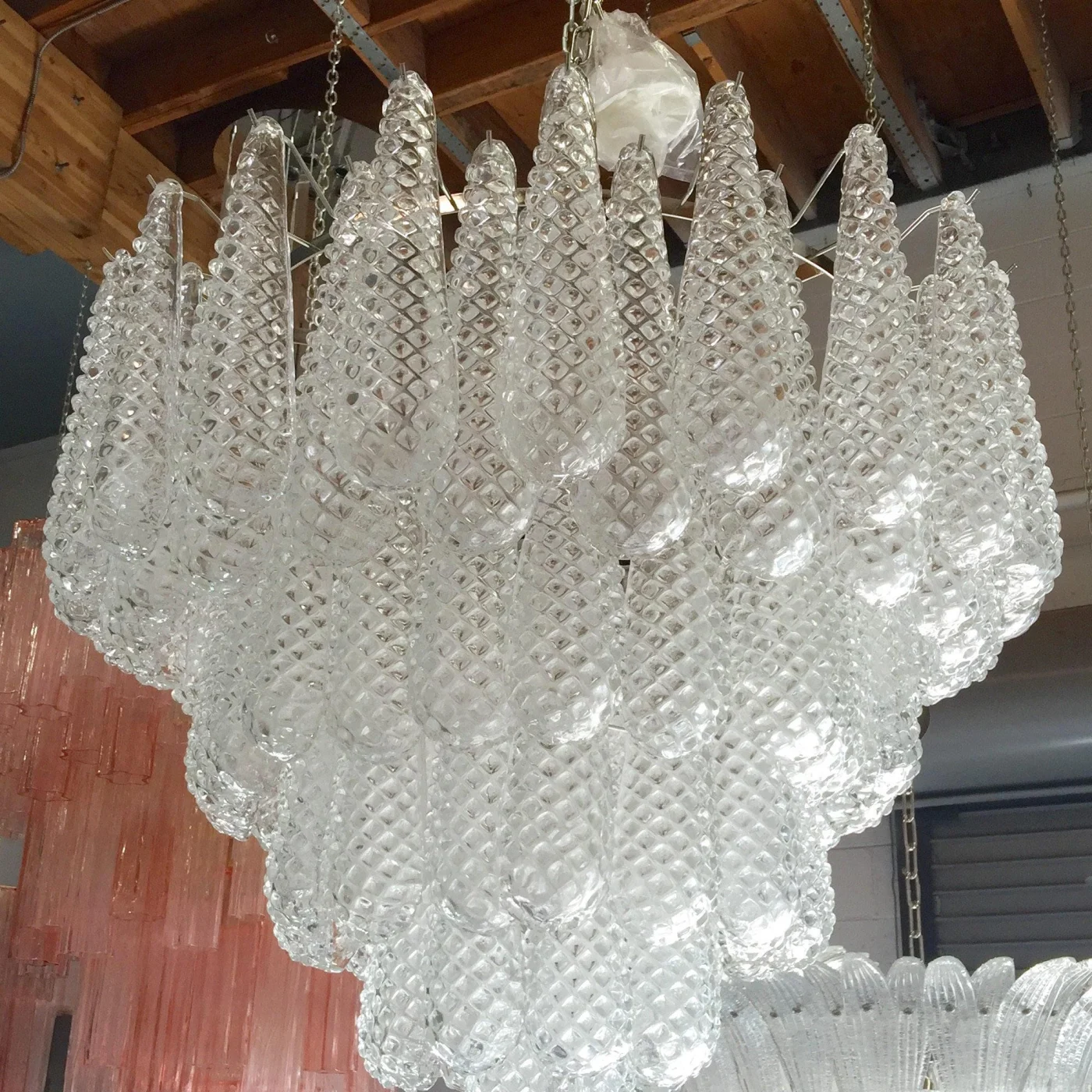 Etched Tears Chandelier