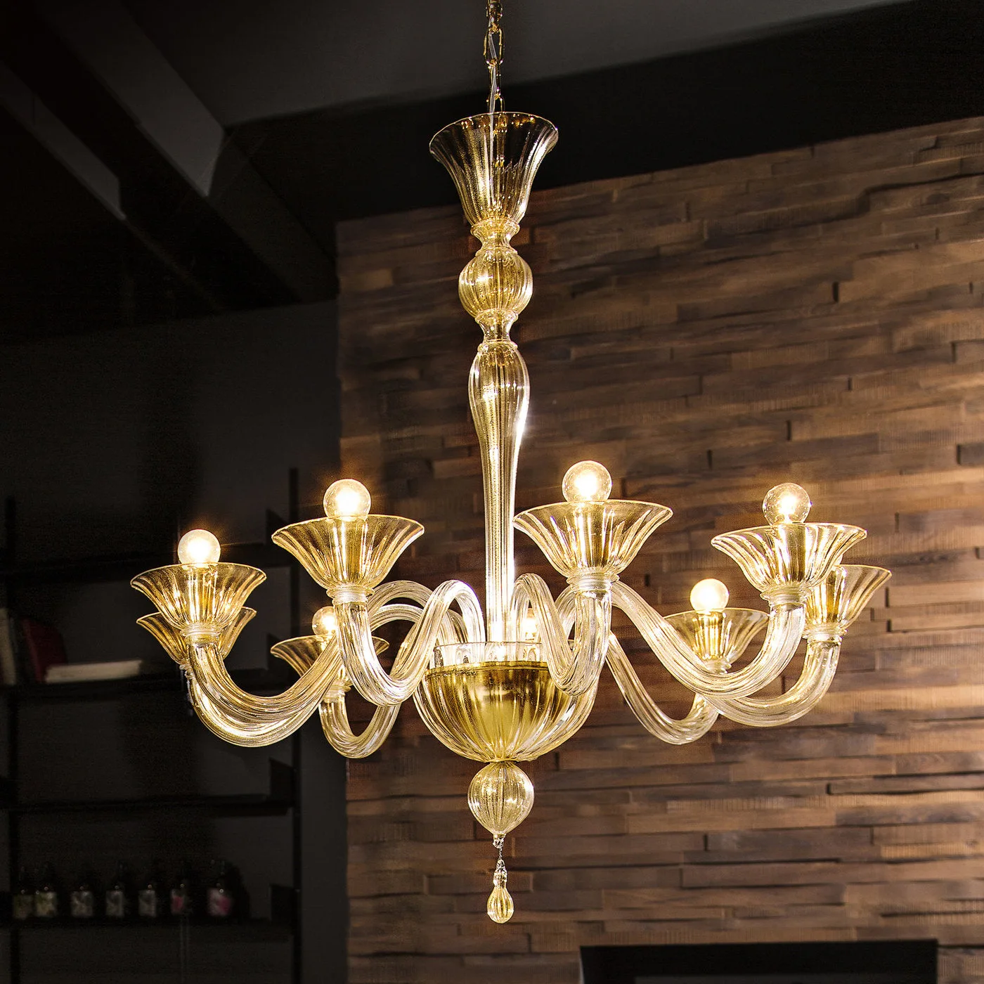Fegalliano Amber Chandelier