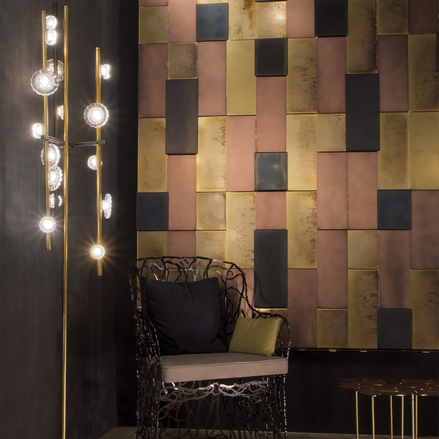 Flower Miu Murano Glass Floor Lamp