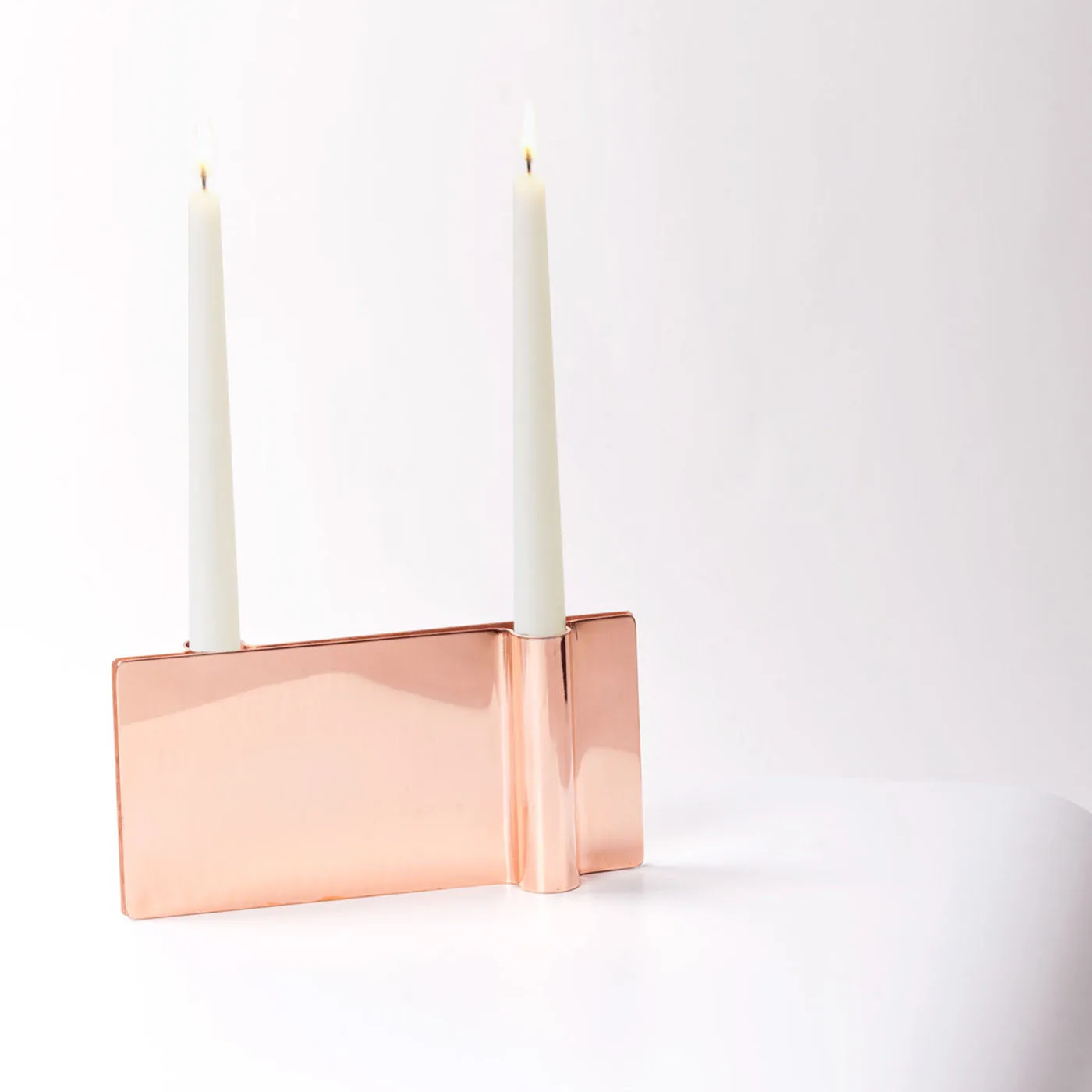 Folio Bronze Candle Holder
