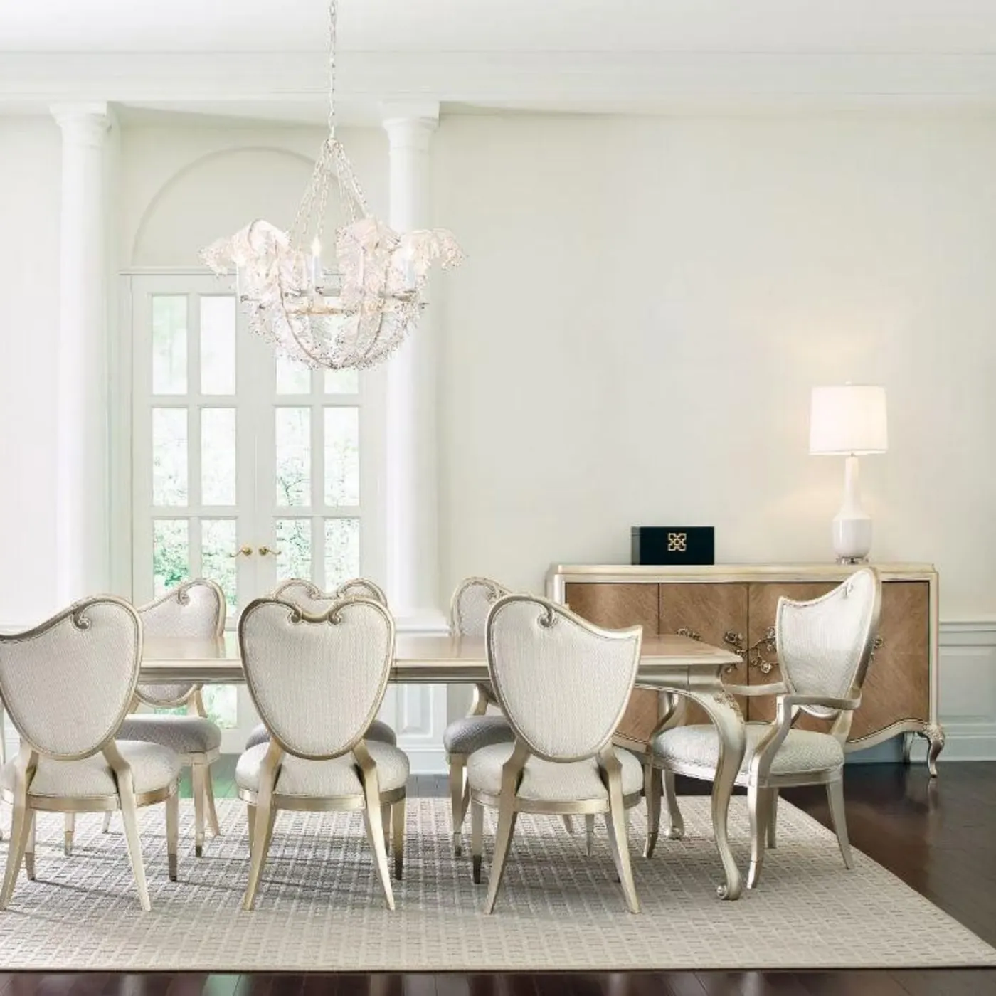 Fontainebleau Rectangle Dining Table Extending