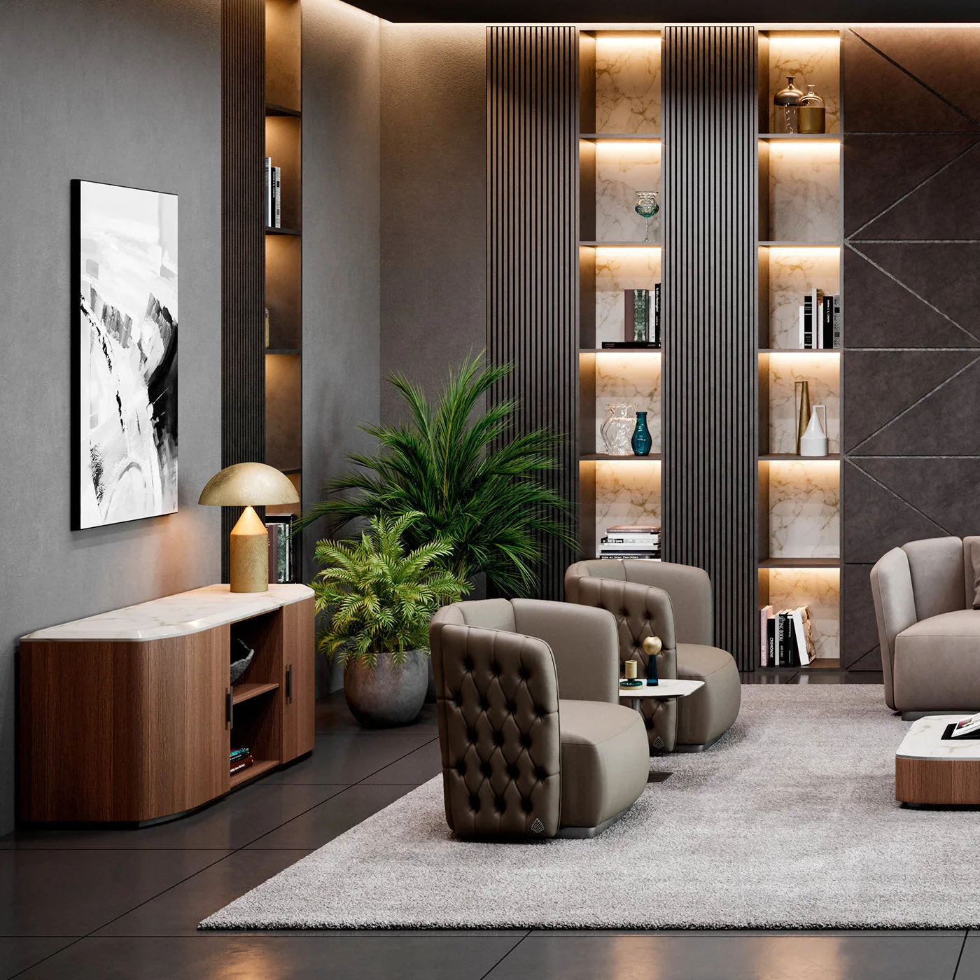 Ford Capitonne Armchair