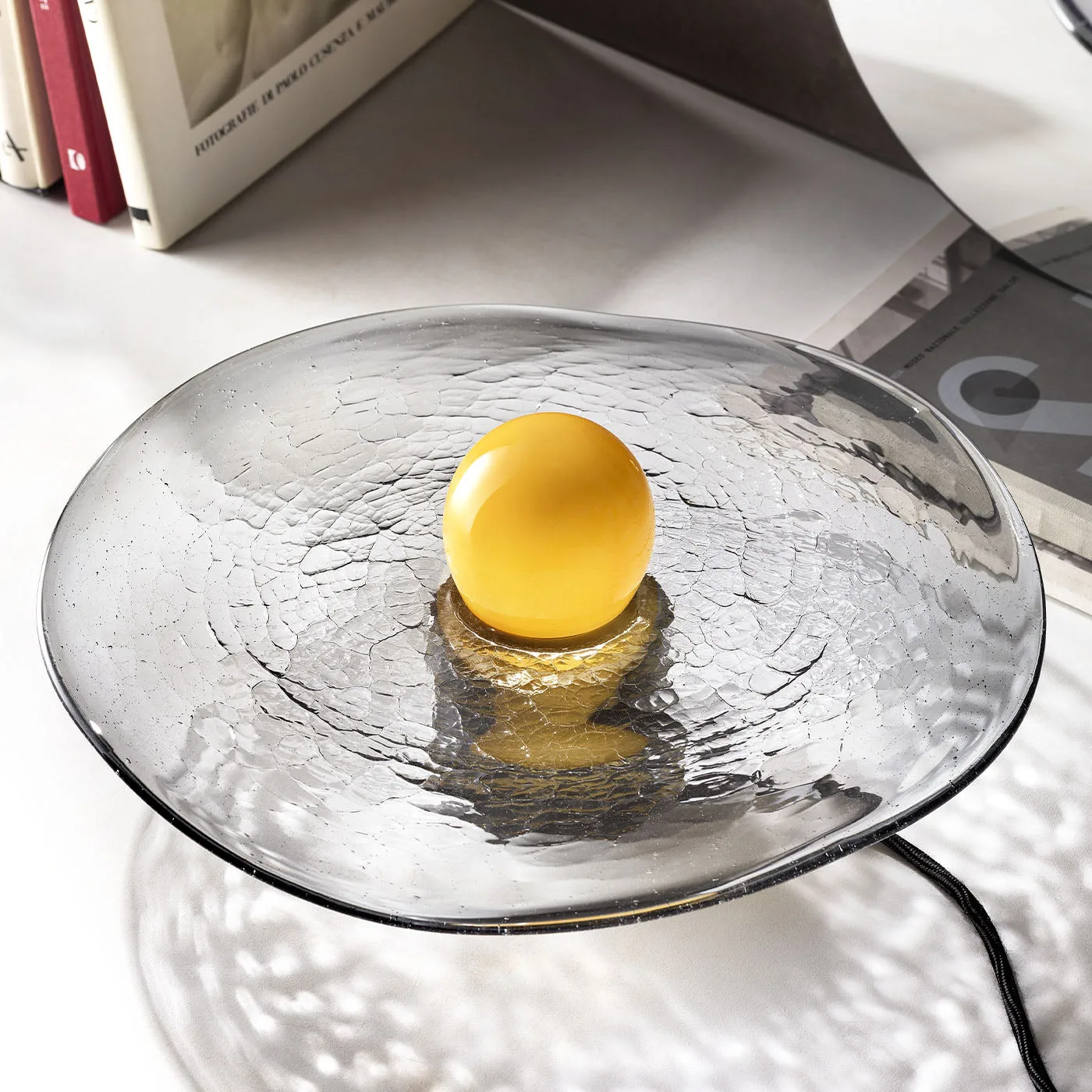 Full Moon Over High Water In Venice Murano Glass Lamp