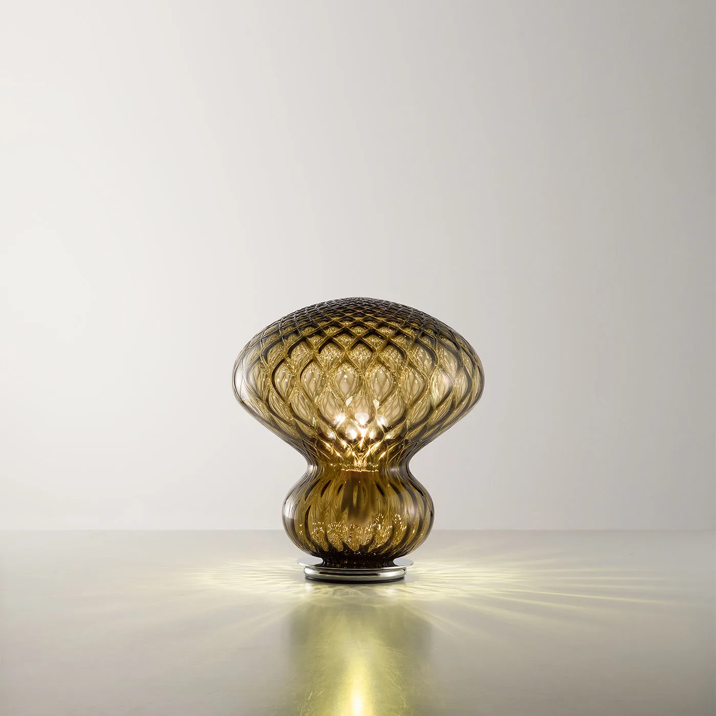 Fungo Dark Glass Table Lamp