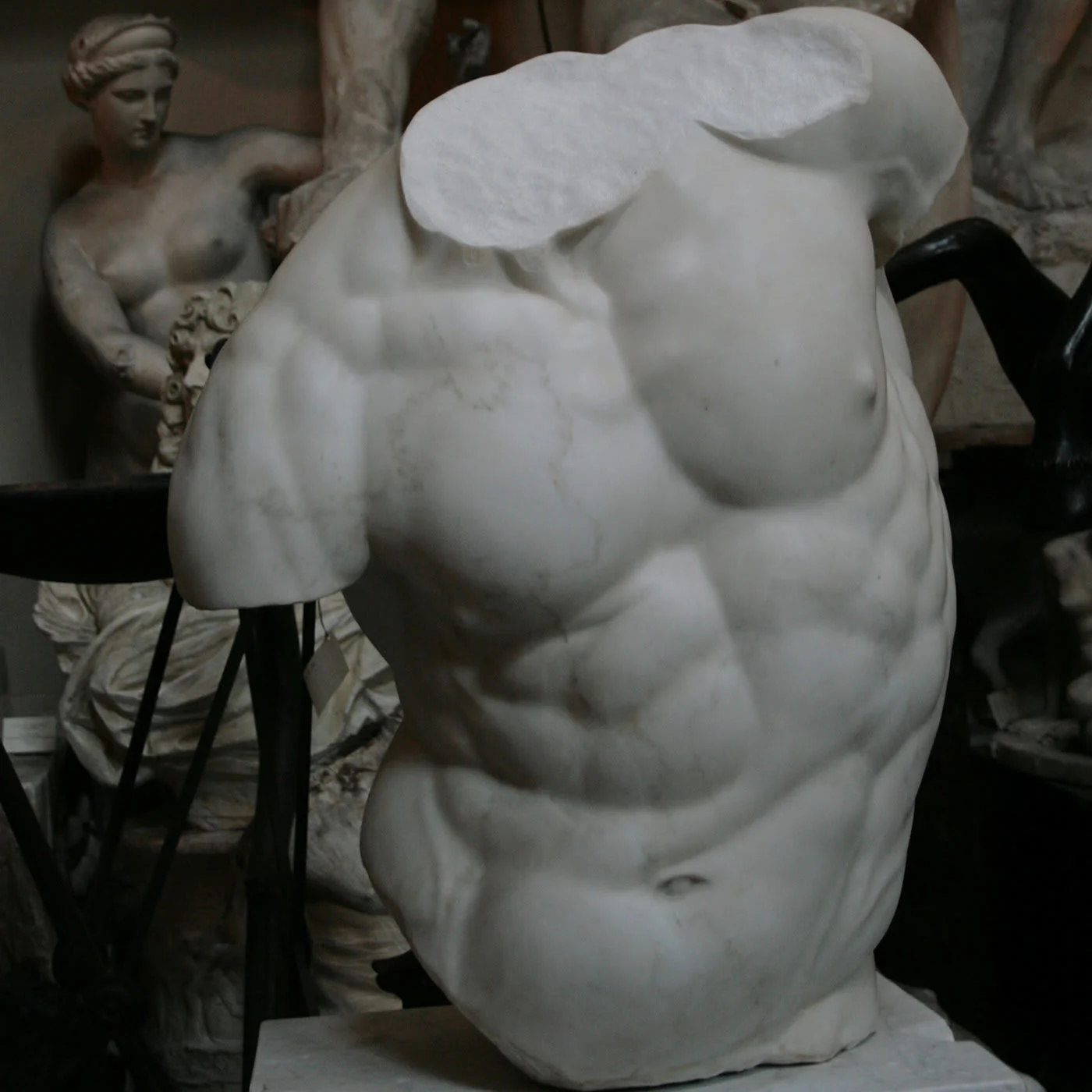Gaddi Torso Marble Sculpture