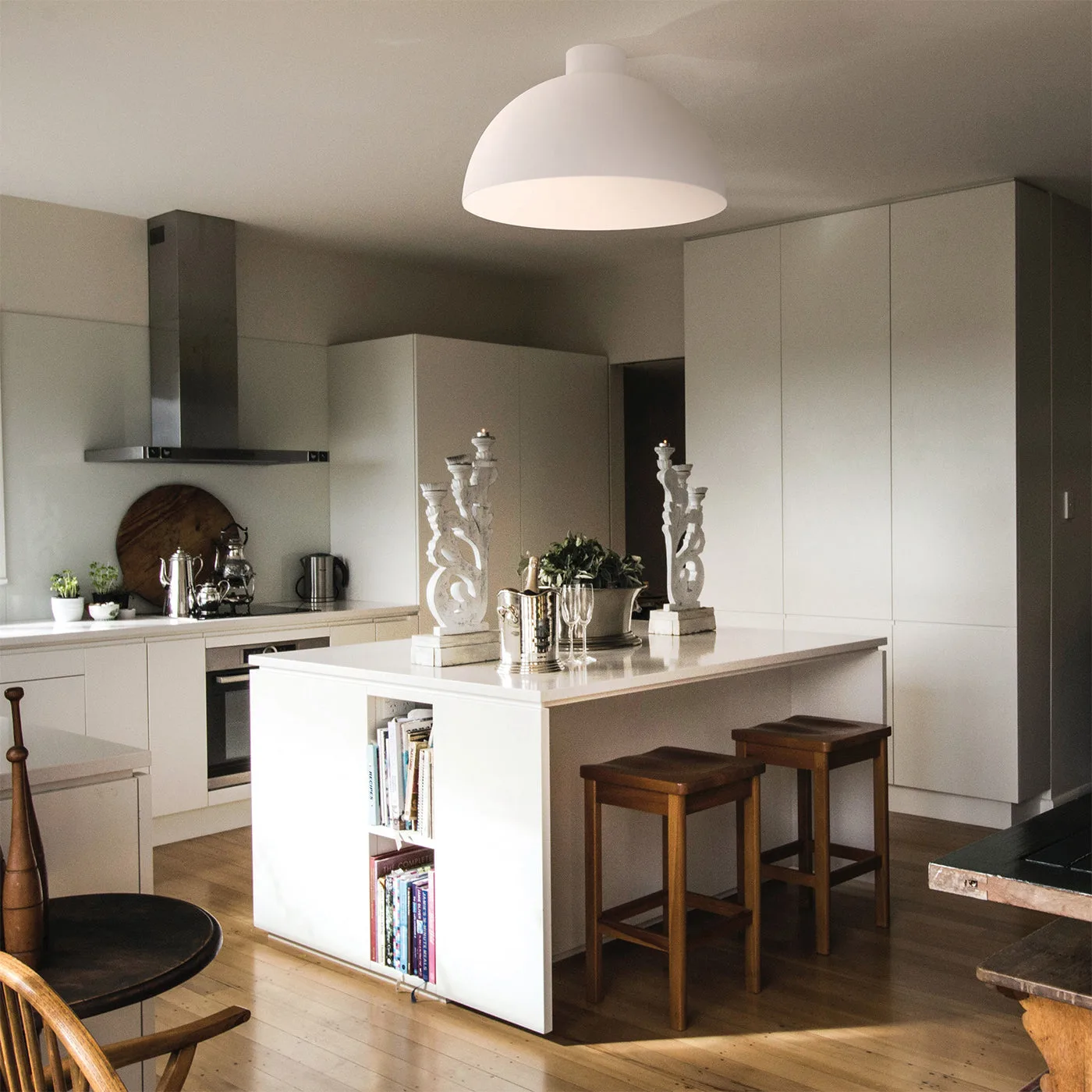 Giove White Ceiling Lamp