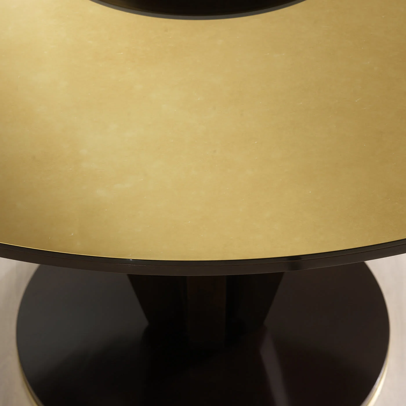 Gold Mirror Side Table